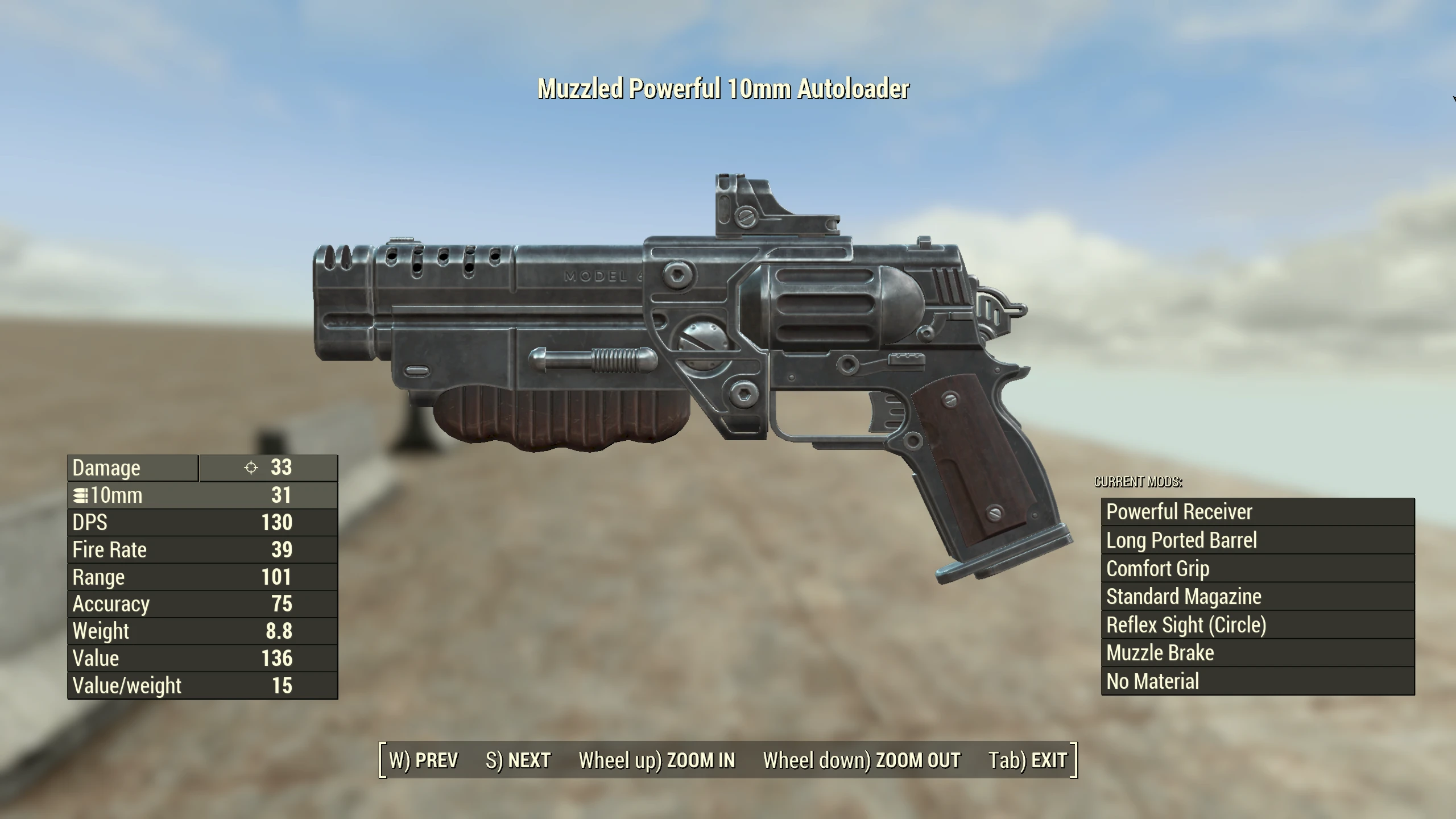 Creation Club Classic 10mm Pistol - Unofficial Update at Fallout 4 ...