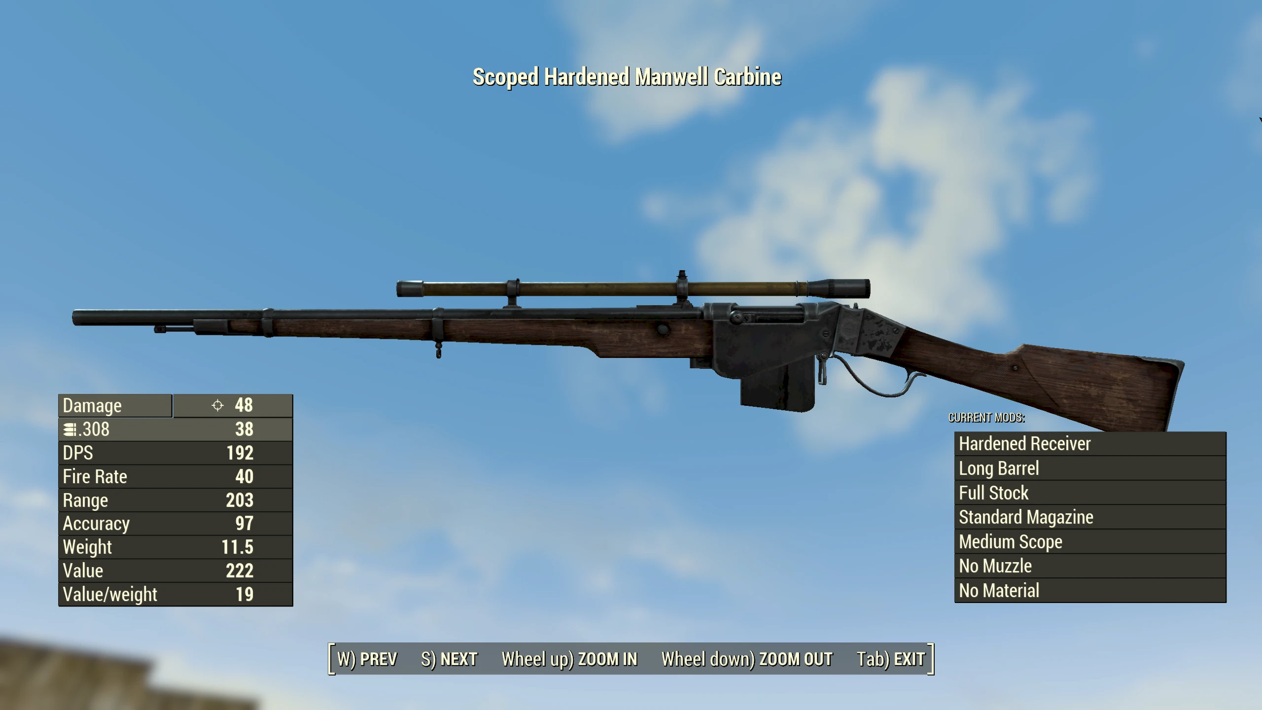 Creation Club Manwell Rifle Set - Unofficial Update at Fallout 4 Nexus ...