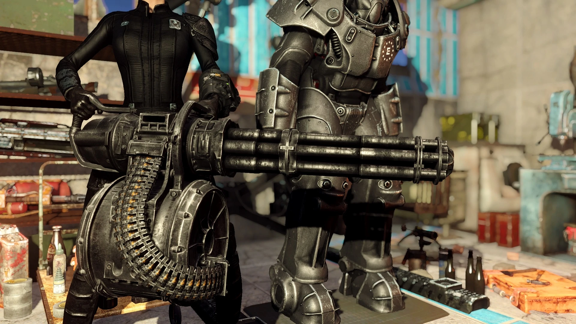 Fallout 4 тройной ствол для минигана фото 91