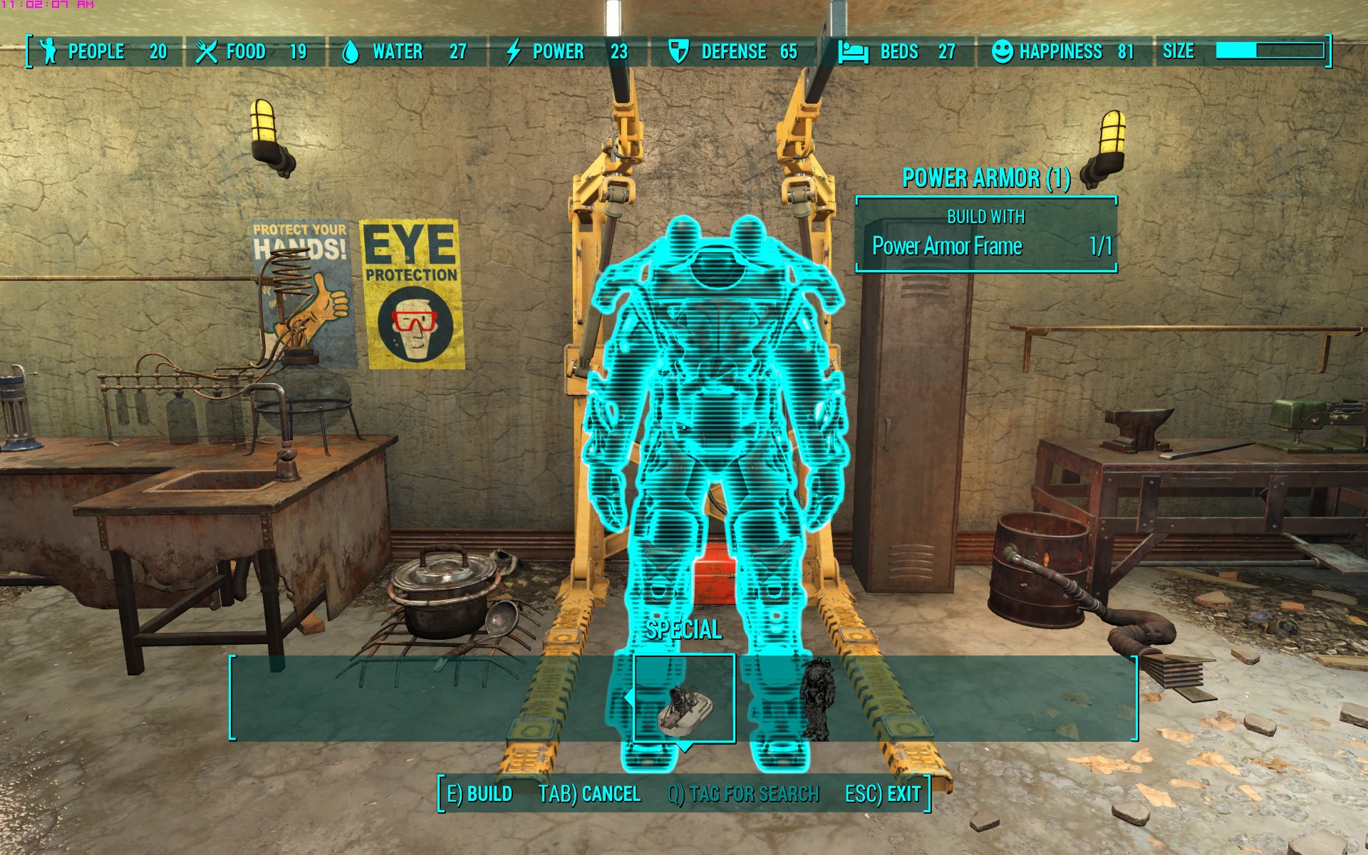 power armor frame location fallout 4