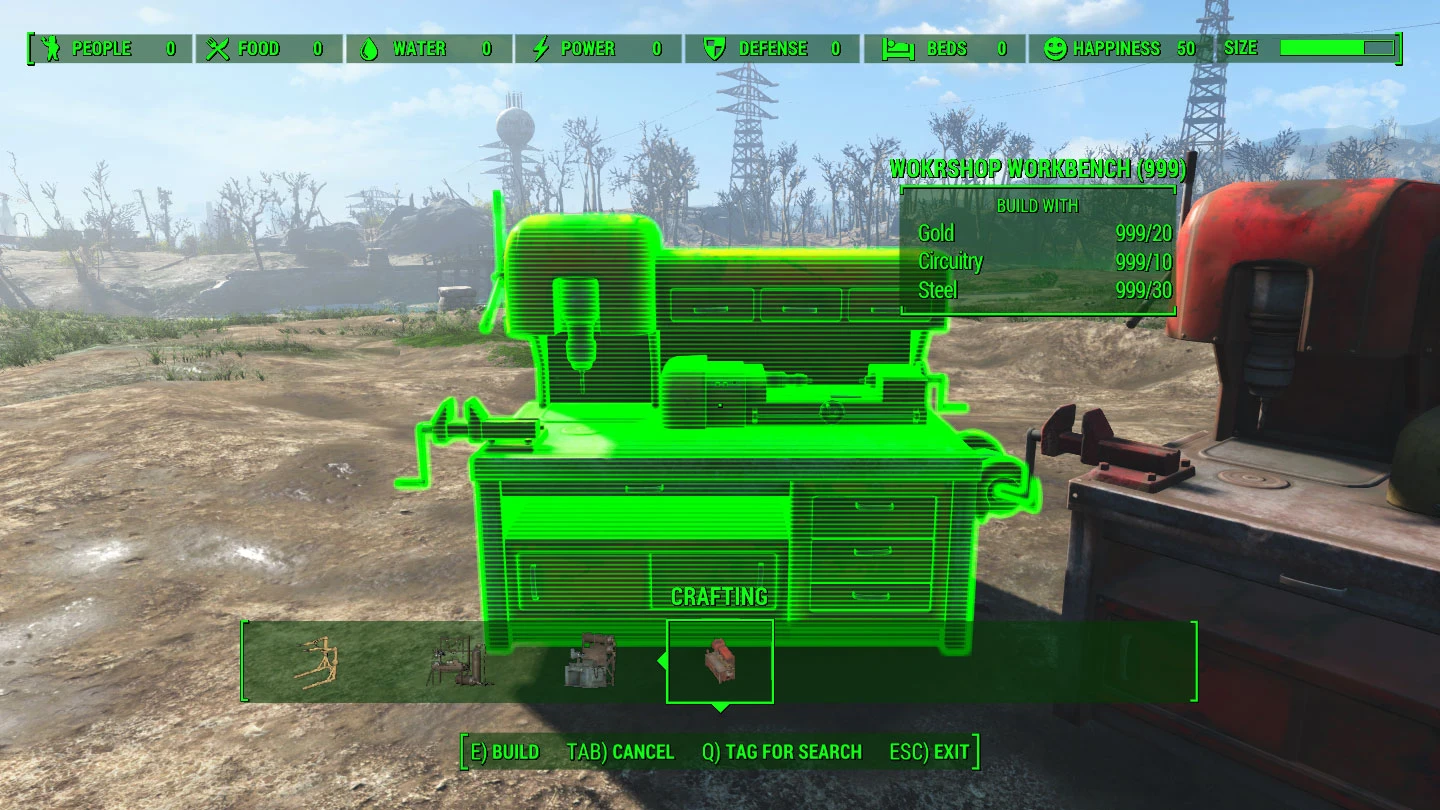 workbenches fallout 4