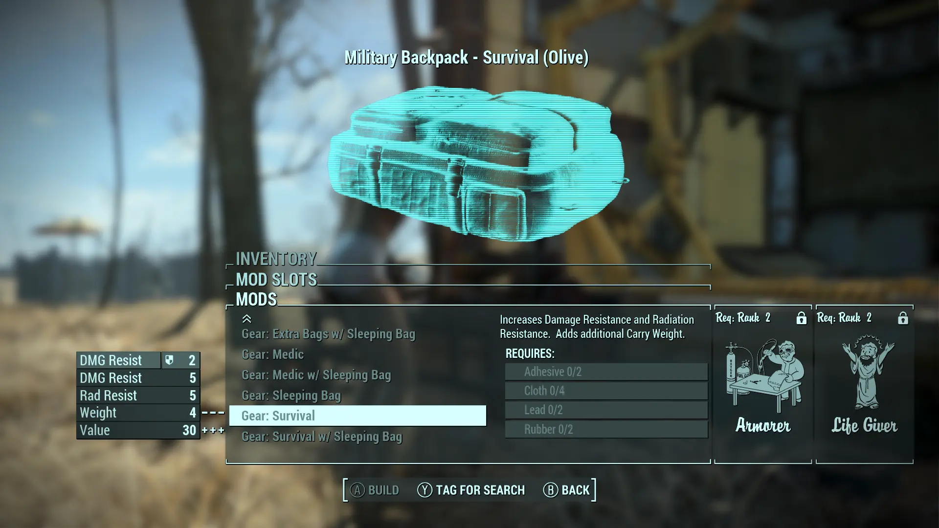 Creation Club Fixes - Modular Military Backpack At Fallout 4 Nexus ...