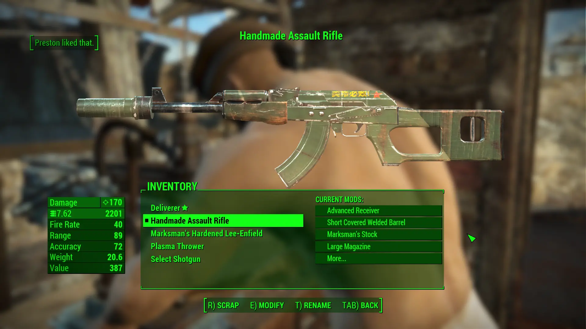 FO76 Handmade Rifle Skins at Fallout 4 Nexus - Mods and community