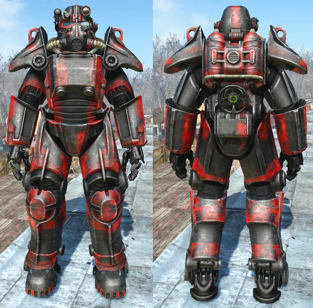 Fallout 4 power armor paint brotherhood фото 7