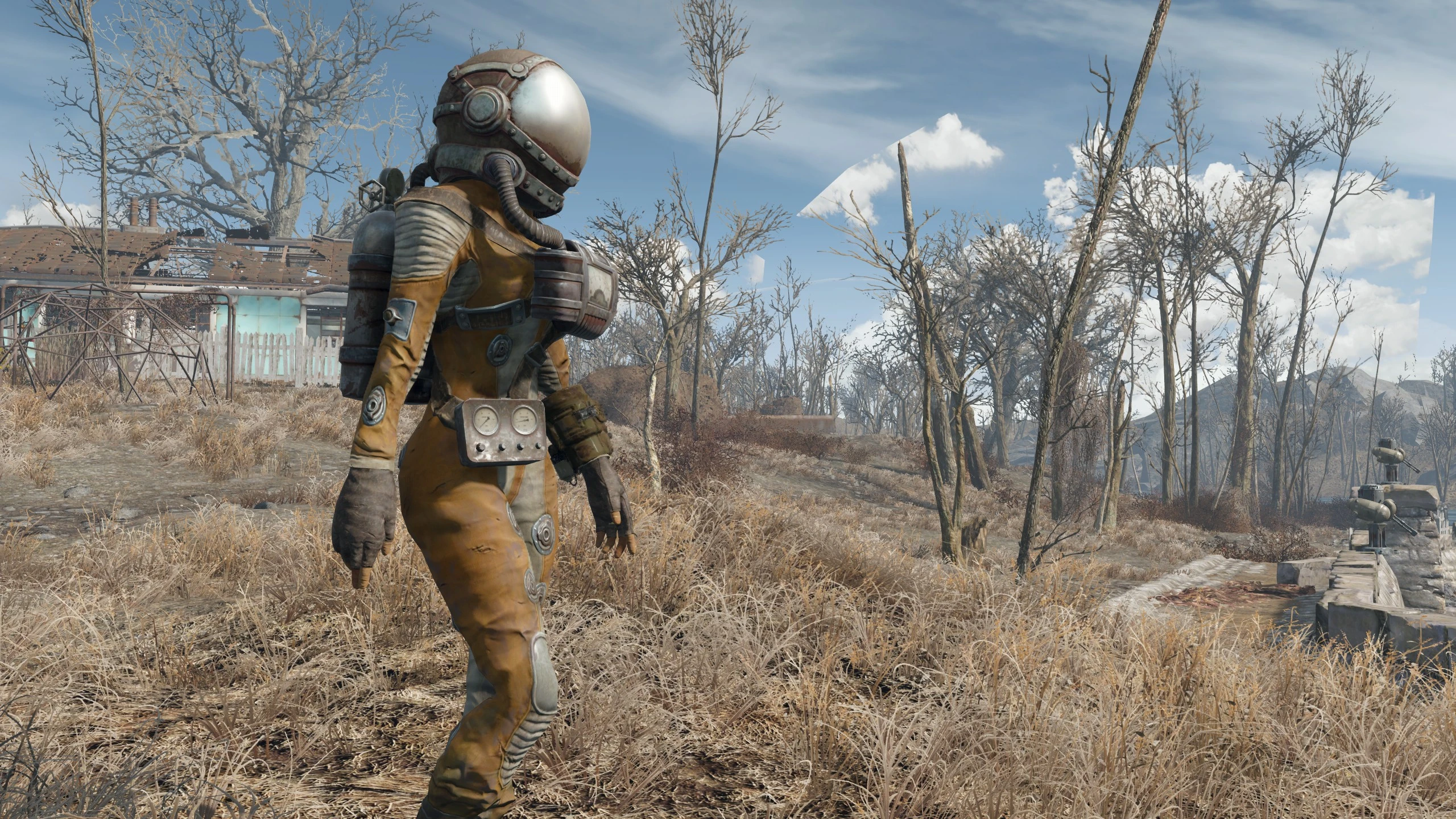 Fallout 4 антирадиационный костюм фото 27