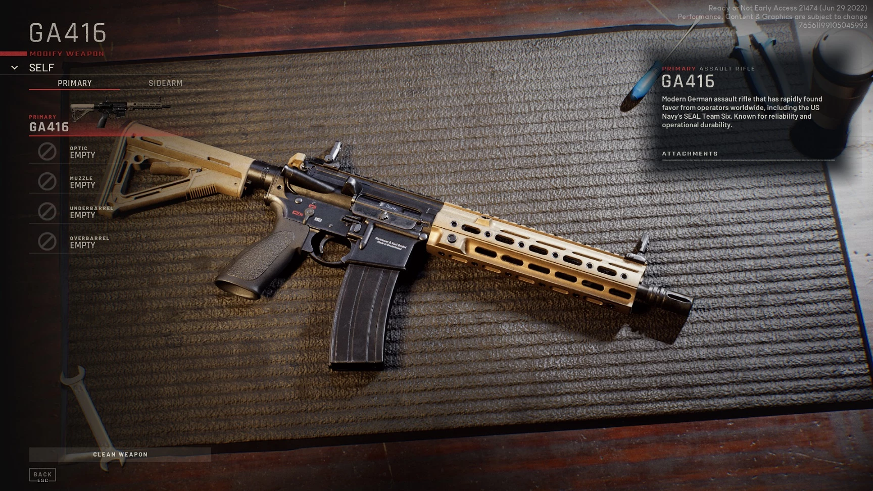 Ready or not hk416 a5 chemistry workbench crafting recipe at fallout 4