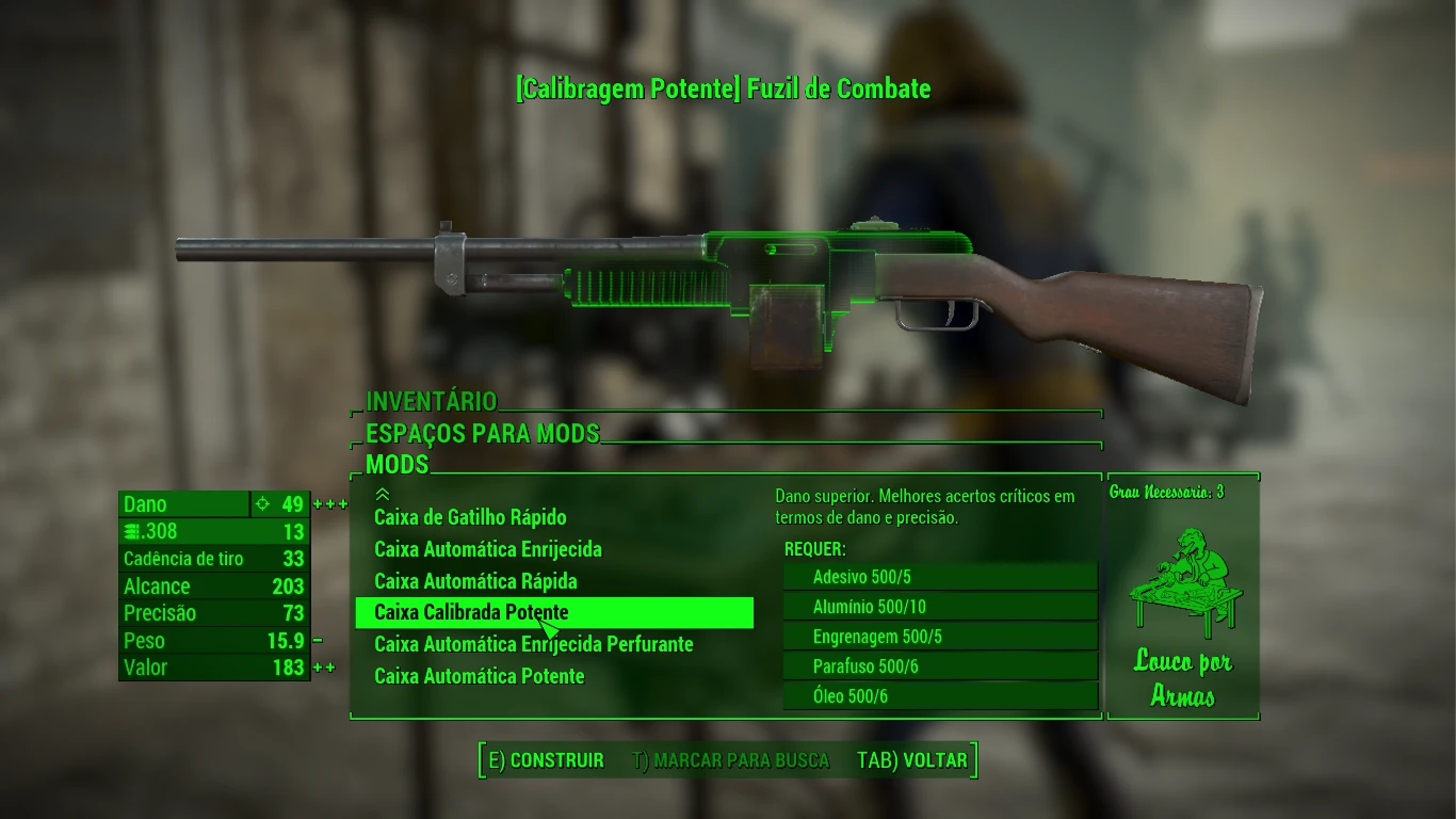 Combat Rifle .308 only at Fallout 4 Nexus - Mods and community