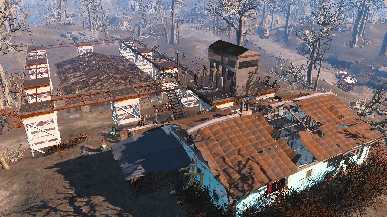 Greentop Nursery Defensive Platform Settlement Build At Fallout 4 Nexus ...