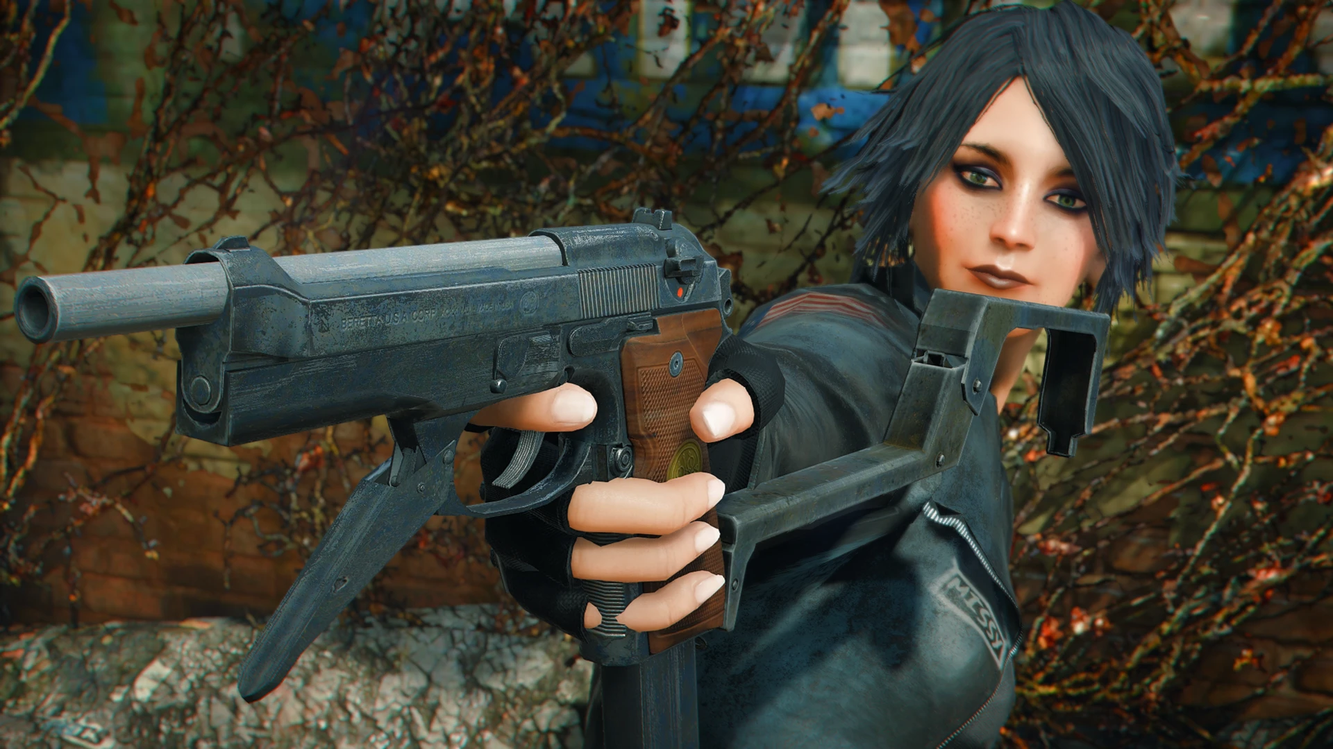 Service Pistol - Beretta 92 93r - Another Another Millenia at Fallout 4 ...