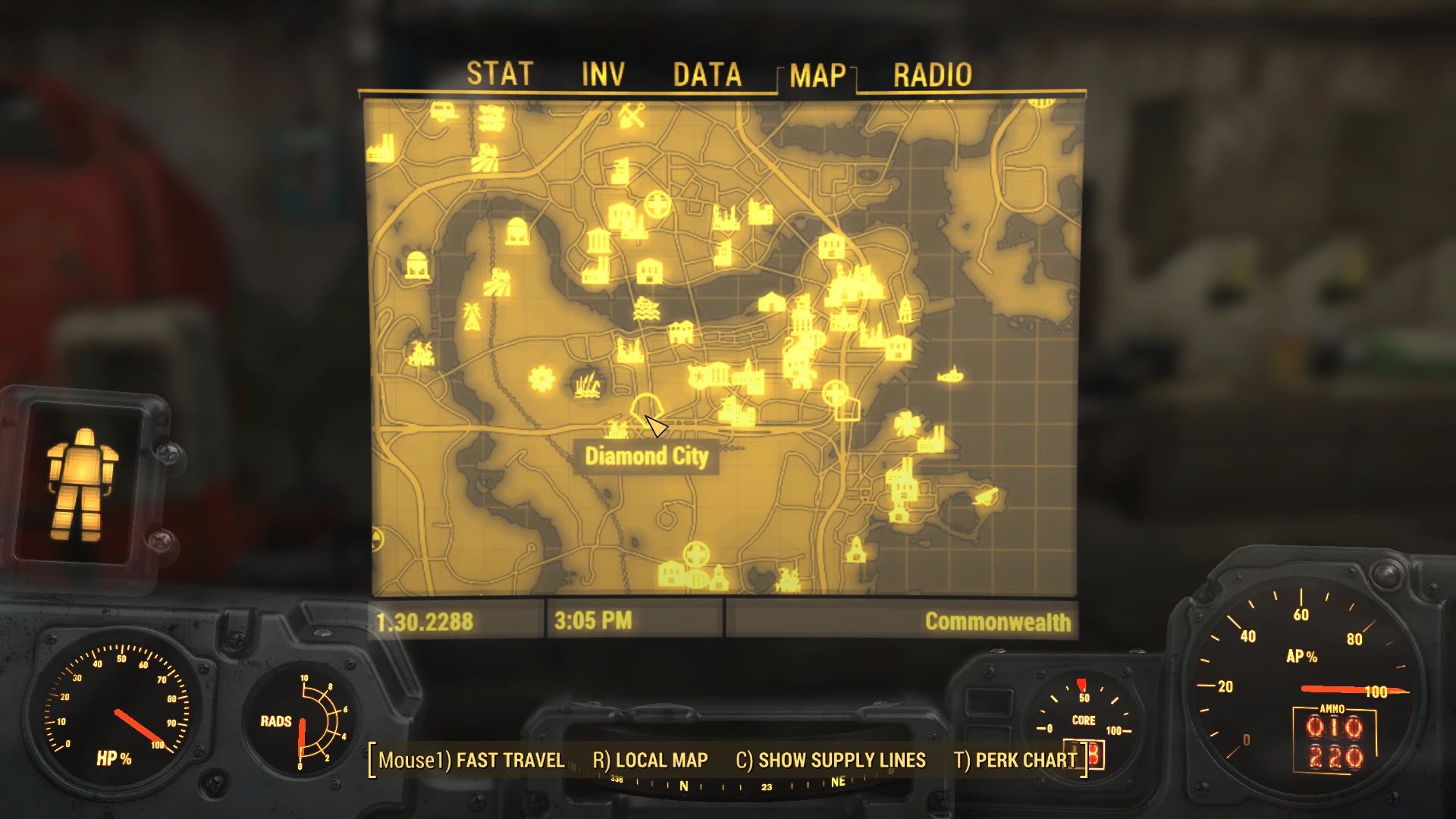бар клевер fallout 4 на карте фото 96