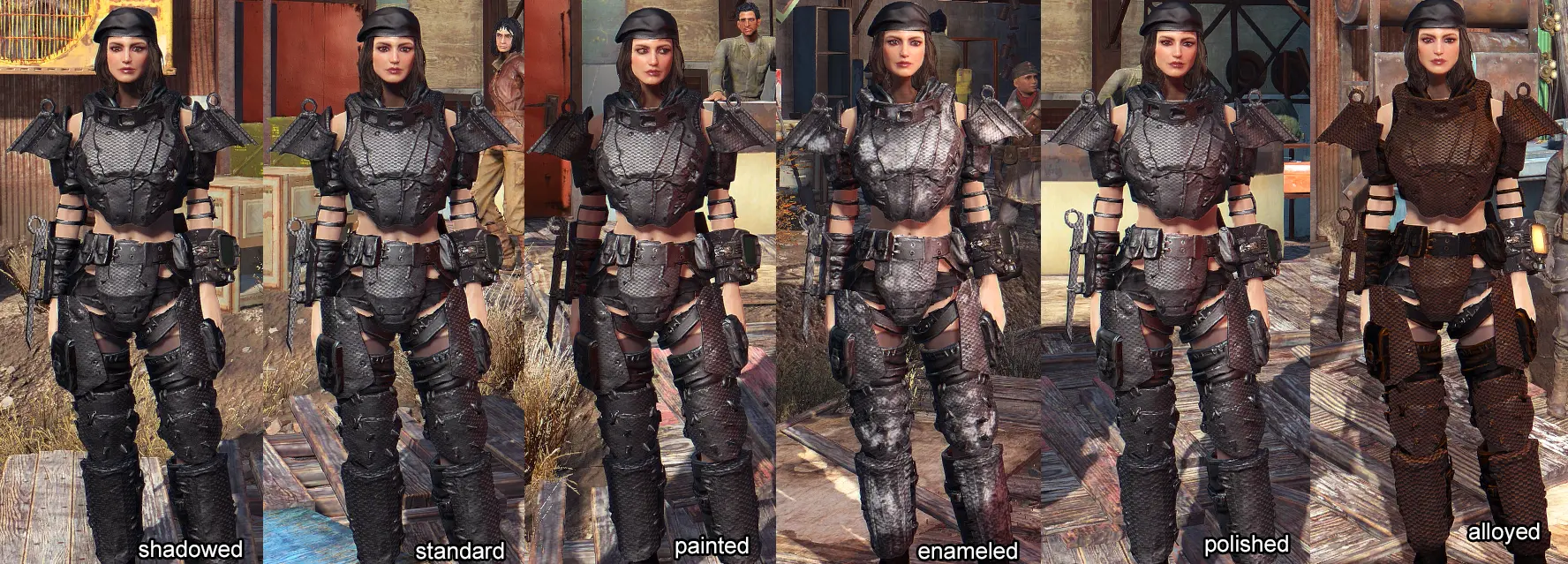 Carbon Fiber Metal Armor At Fallout 4 Nexus Mods And Community