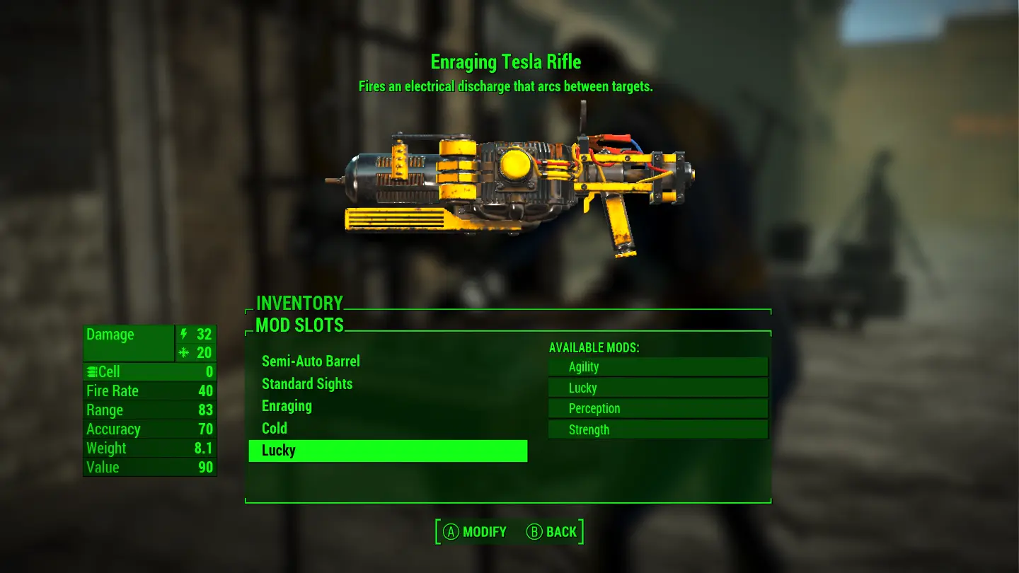 3 Star Legendary Tesla Rifle At Fallout 4 Nexus - Mods And Community