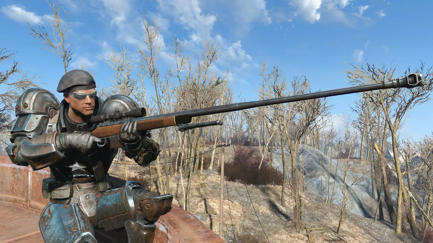 fallout 4 sniper rifles