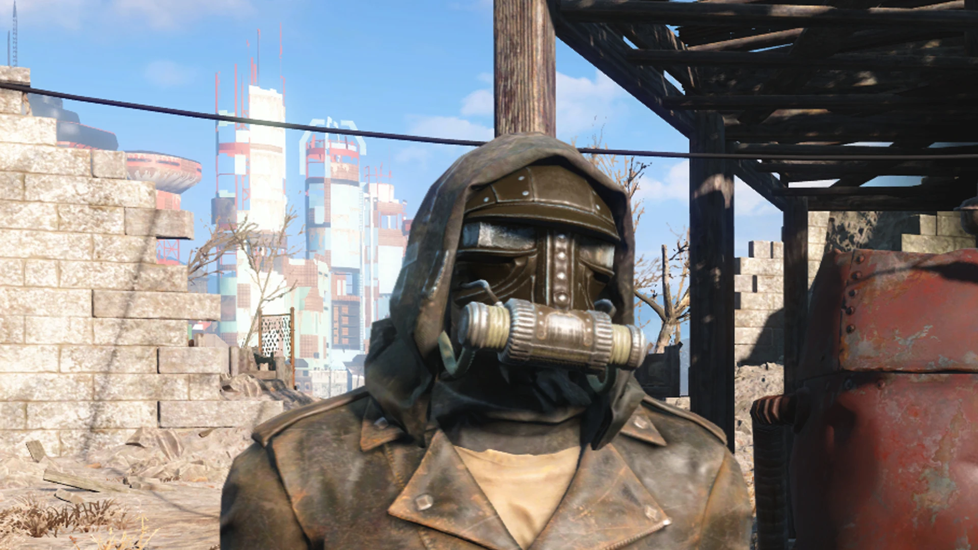 Fallout 4 противогаз и шлем фото 19