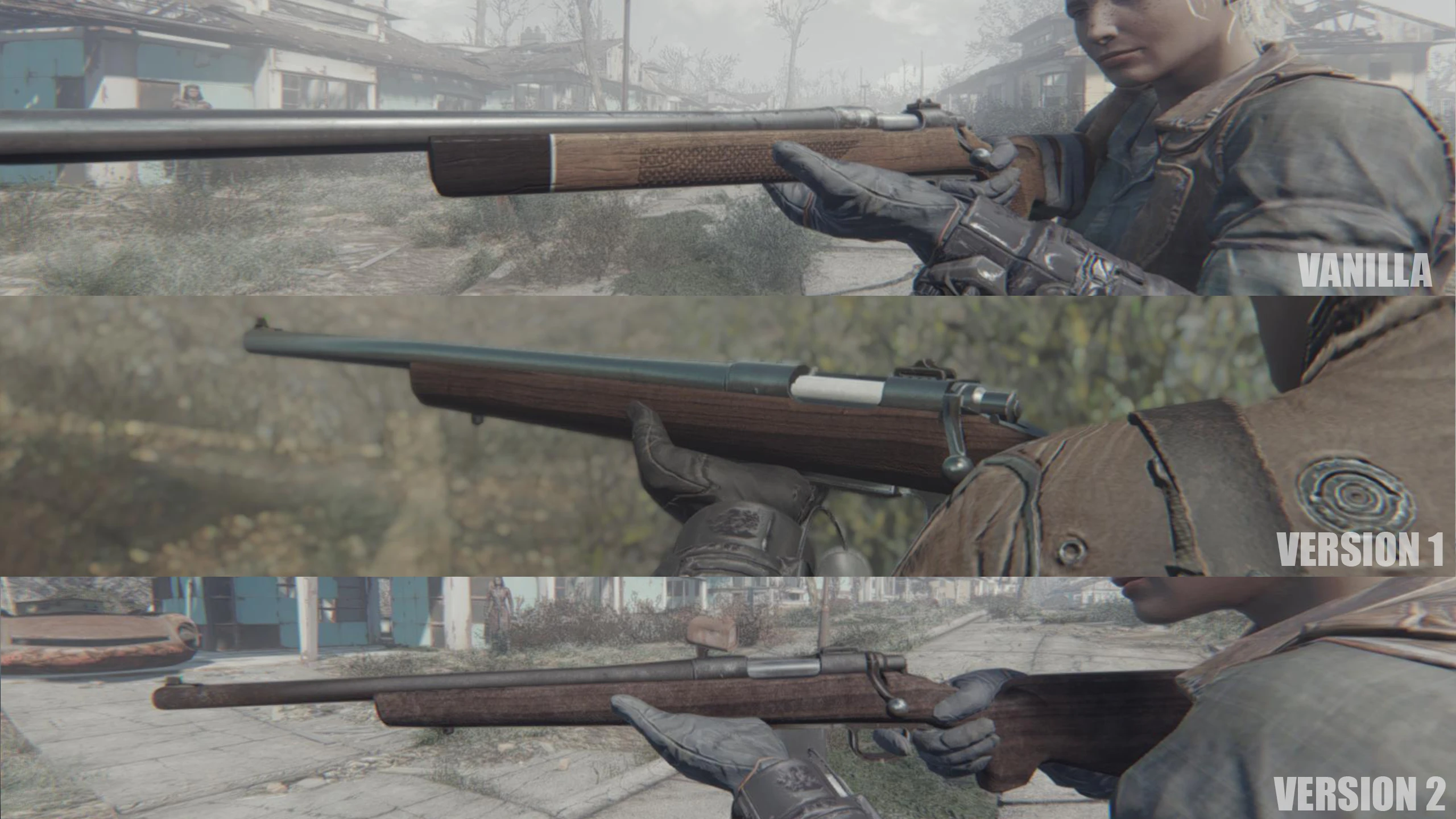 Fallout 4 hunting rifle right handed (120) фото