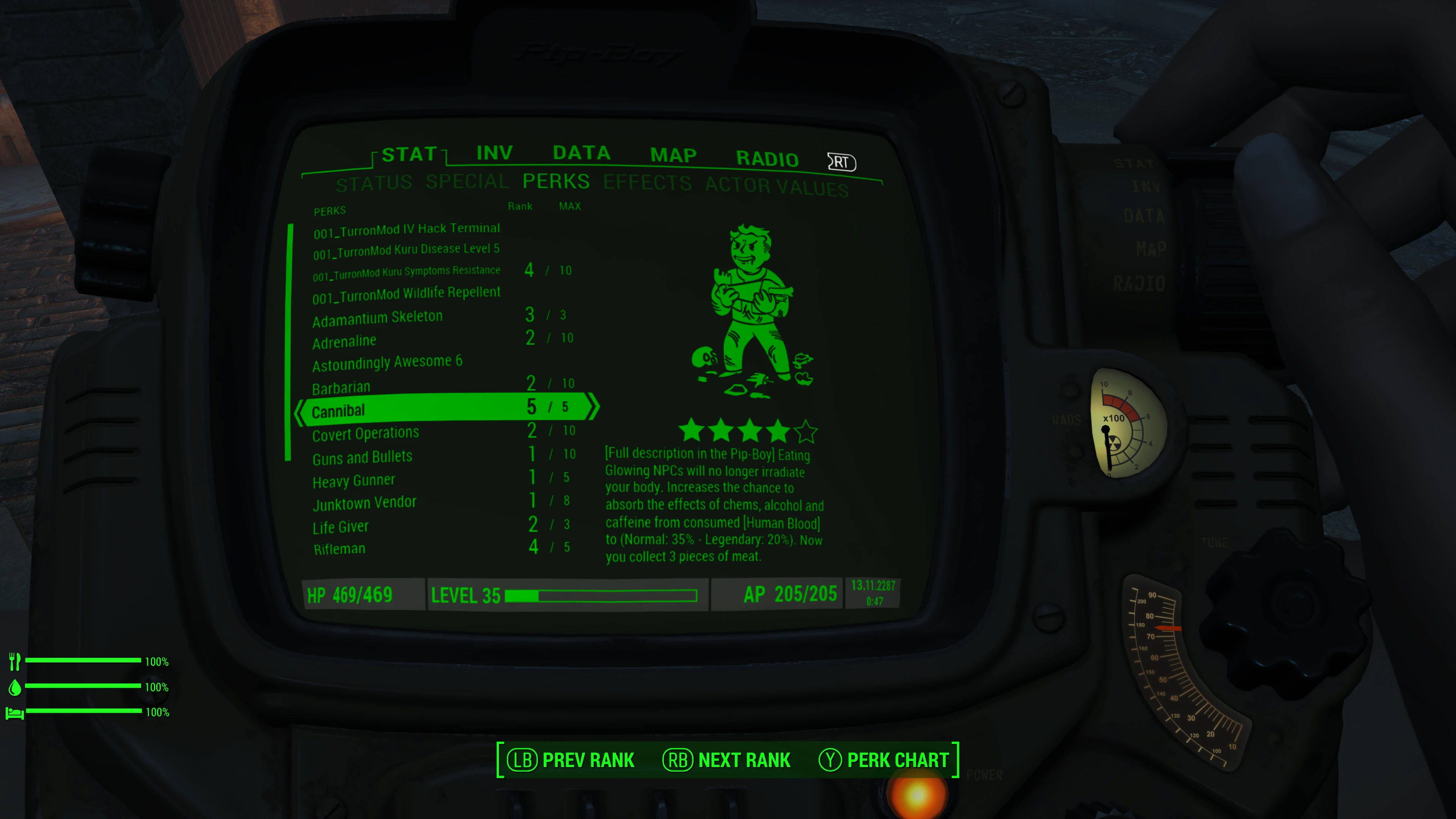 Fallout 4 включить режим выживания снова фото 89