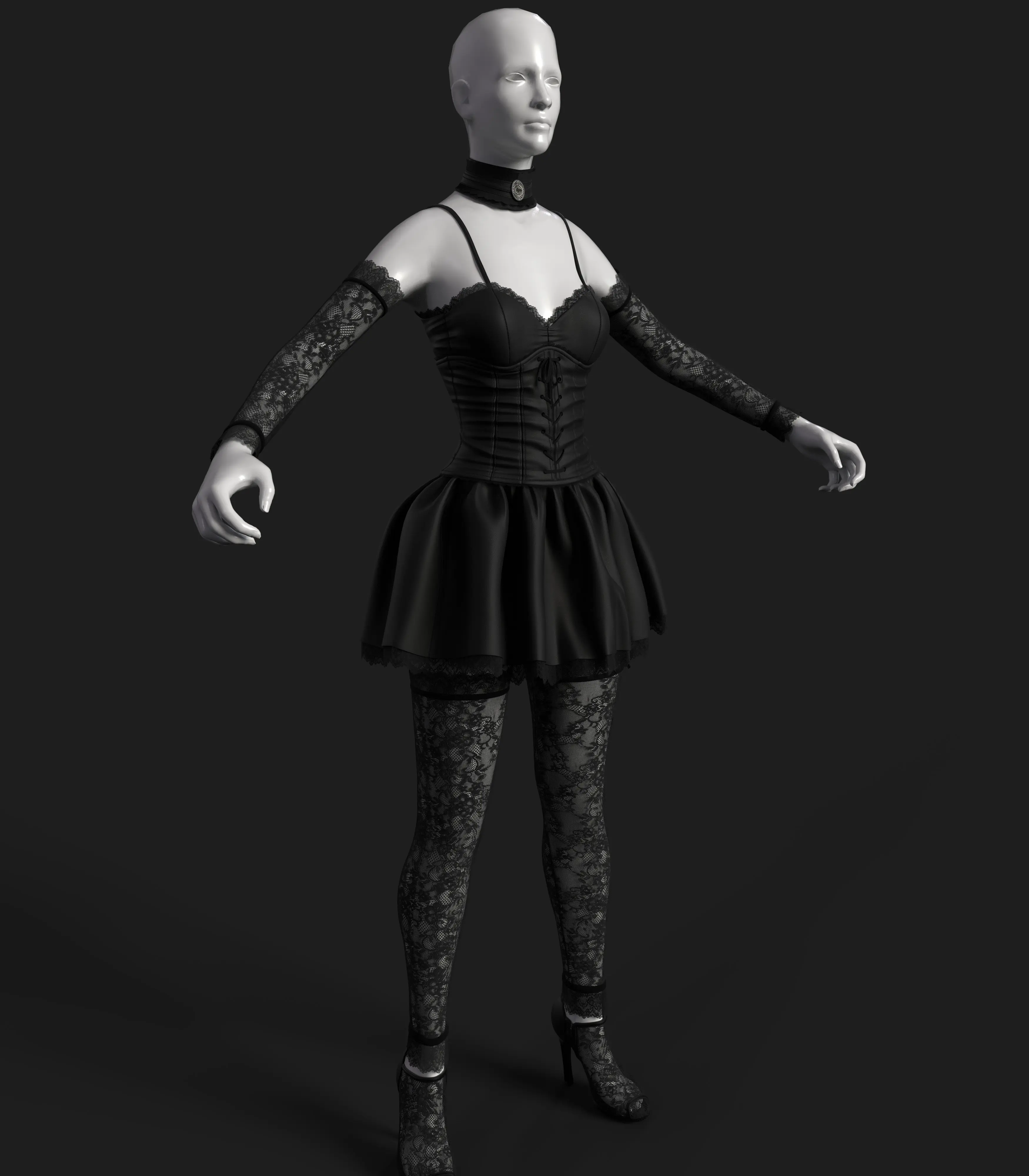 Vtaw Gothic Dress - CBBE - BodySlide at Fallout 4 Nexus - Mods and ...