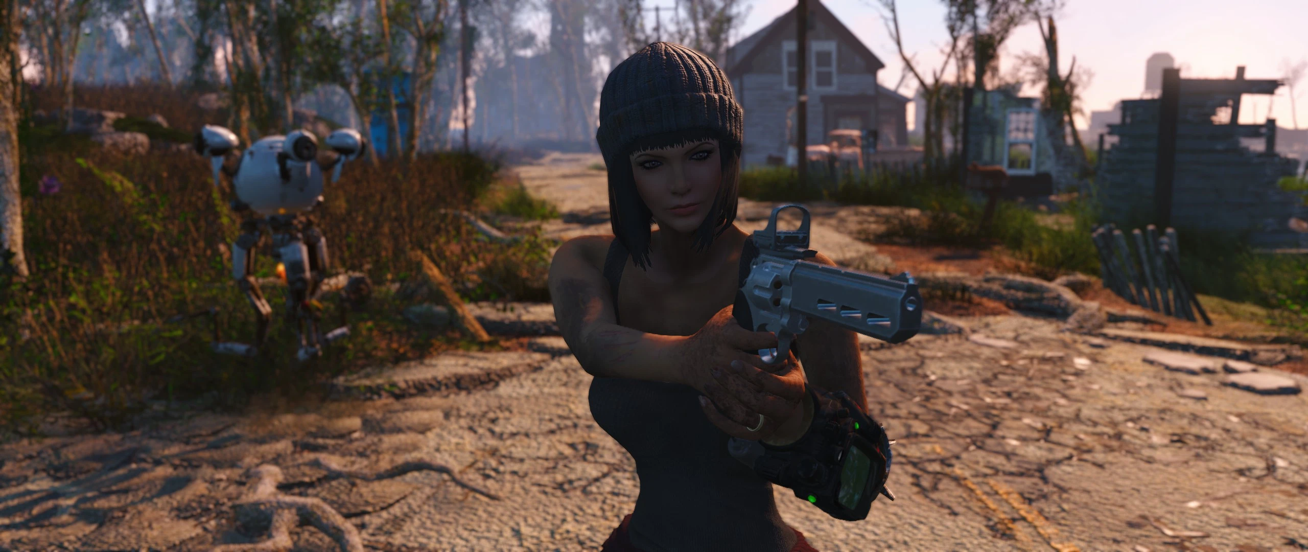 Fallout 4 hat with hair (120) фото