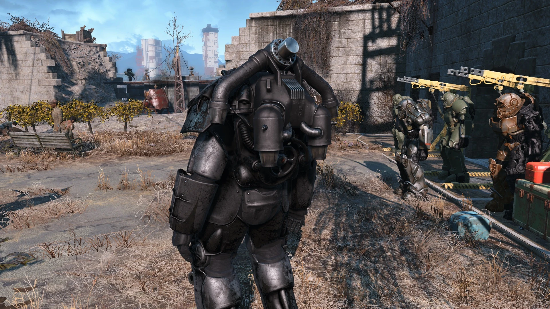 Fallout 4 броневой костюм анклава фото 71