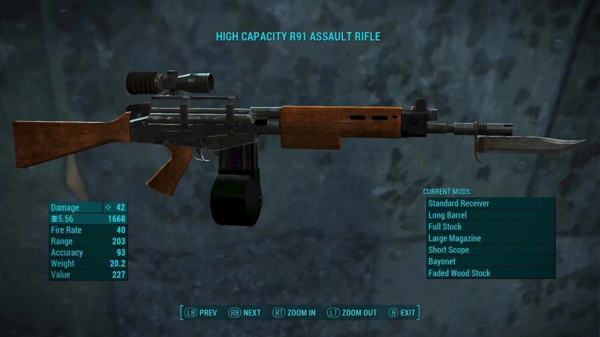 Fallout 4 r91 assault rifle от c1ph3rr фото 5