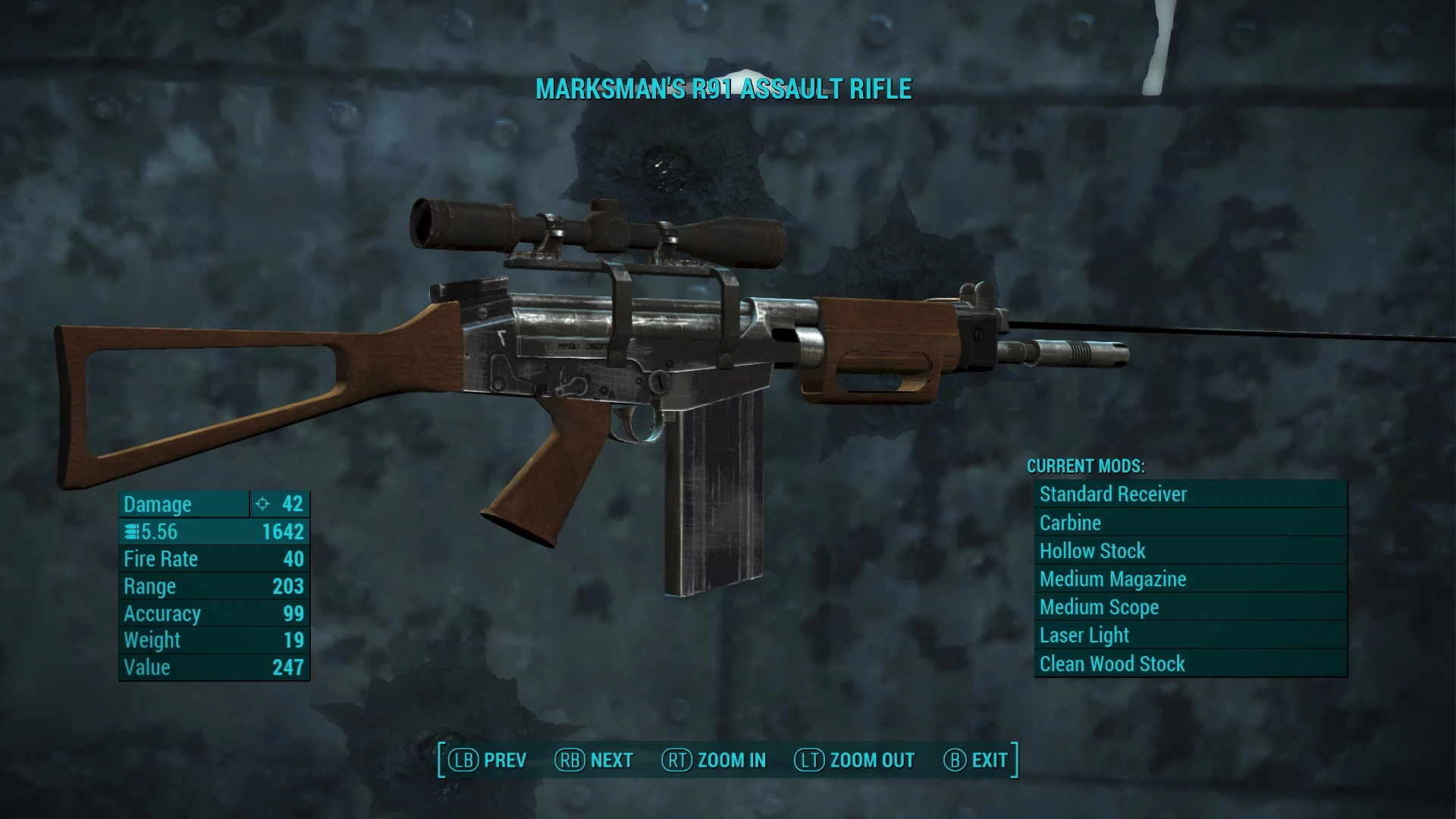 Fallout 4 handmade assault rifle фото 86