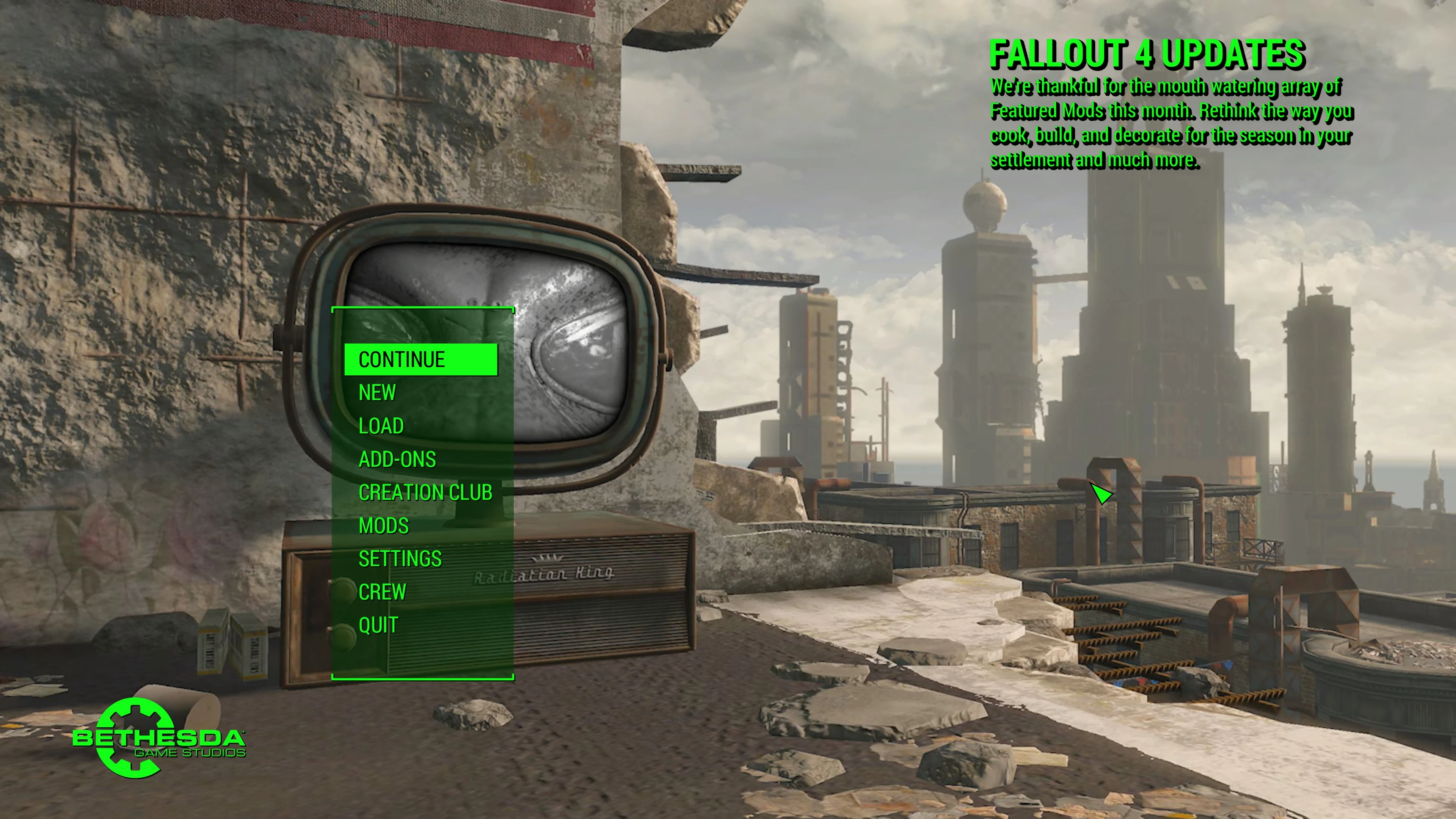 Fallout 1 Main Menu at Fallout 4 Nexus - Mods and community