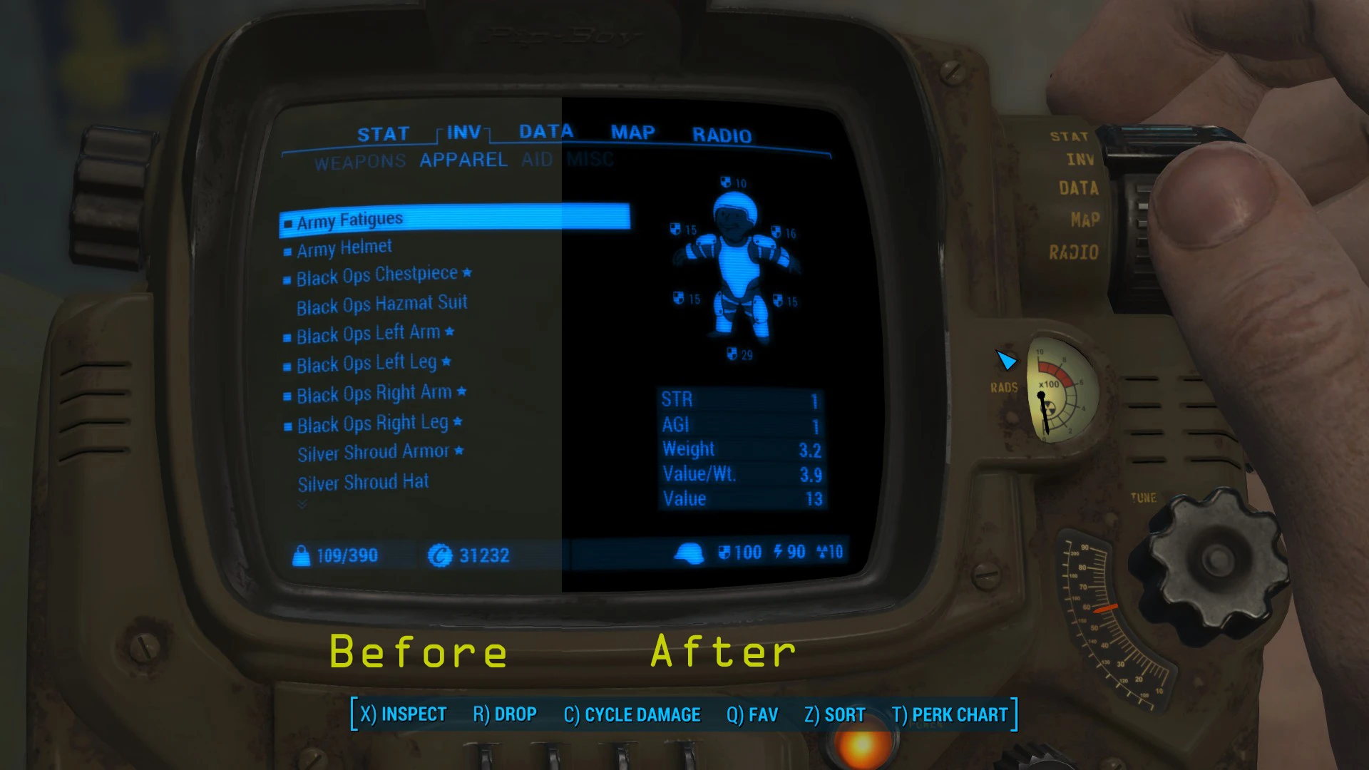 Fallout 4 pipboy настройка фото 40