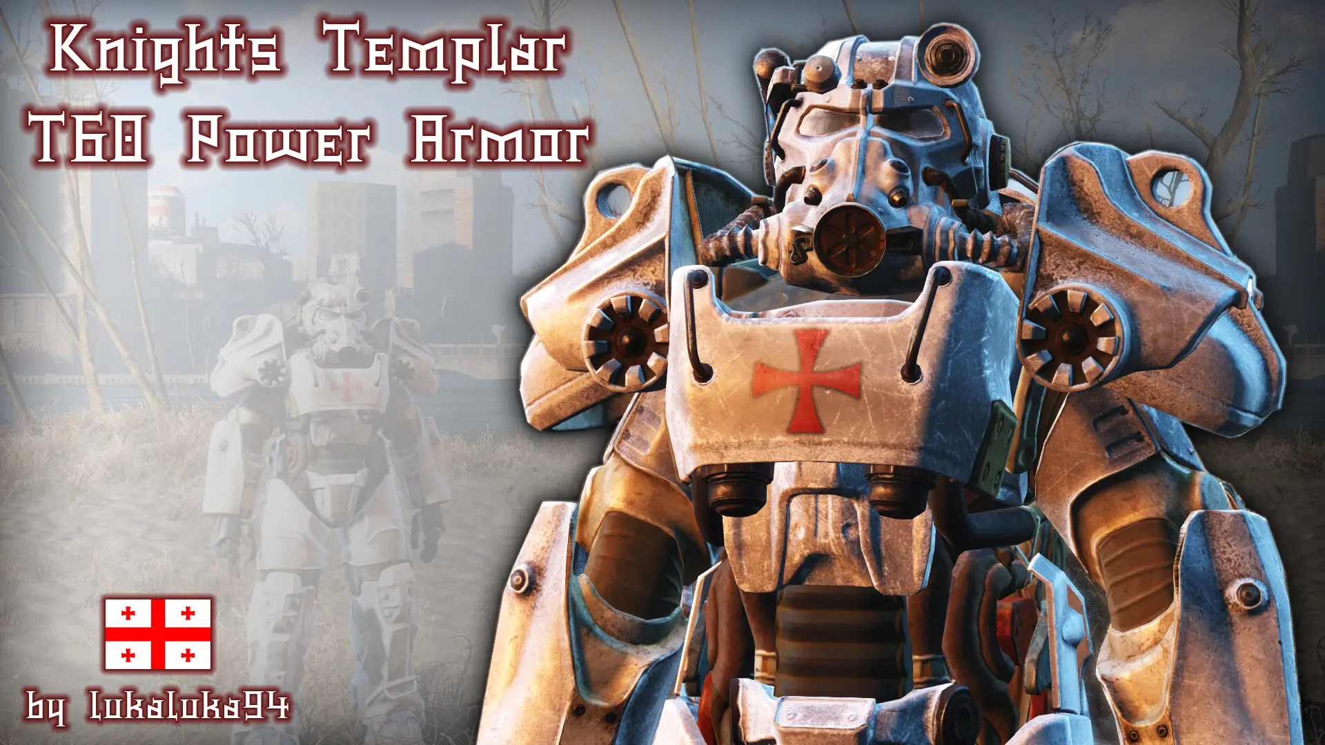 Knights Templar T60 Power Armor At Fallout 4 Nexus Mods