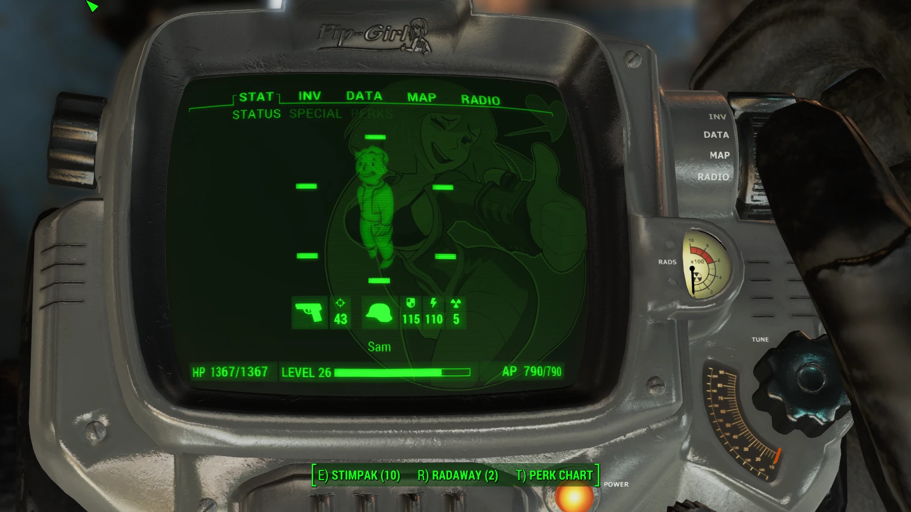 Fallout 4 vault meat pip boy фото 10