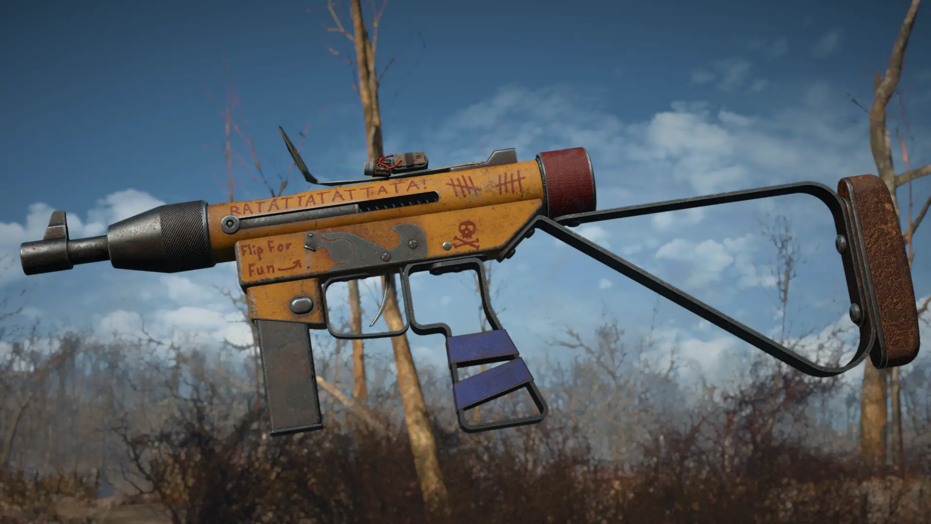 Makeshift .32 SMG (Handmade Borz SMG) at Fallout 4 Nexus - Mods and ...