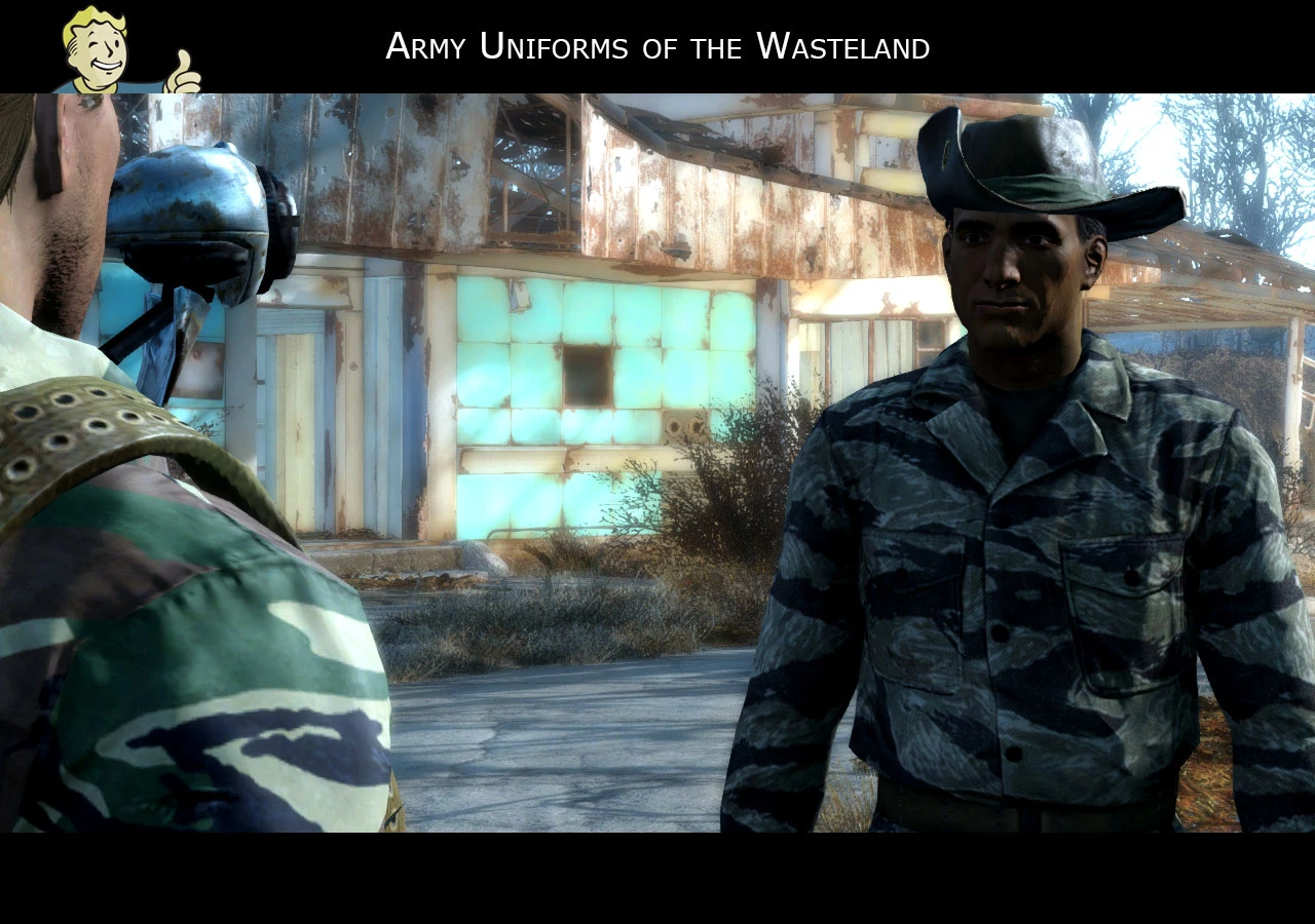 Fallout 4 army fatigues фото 39