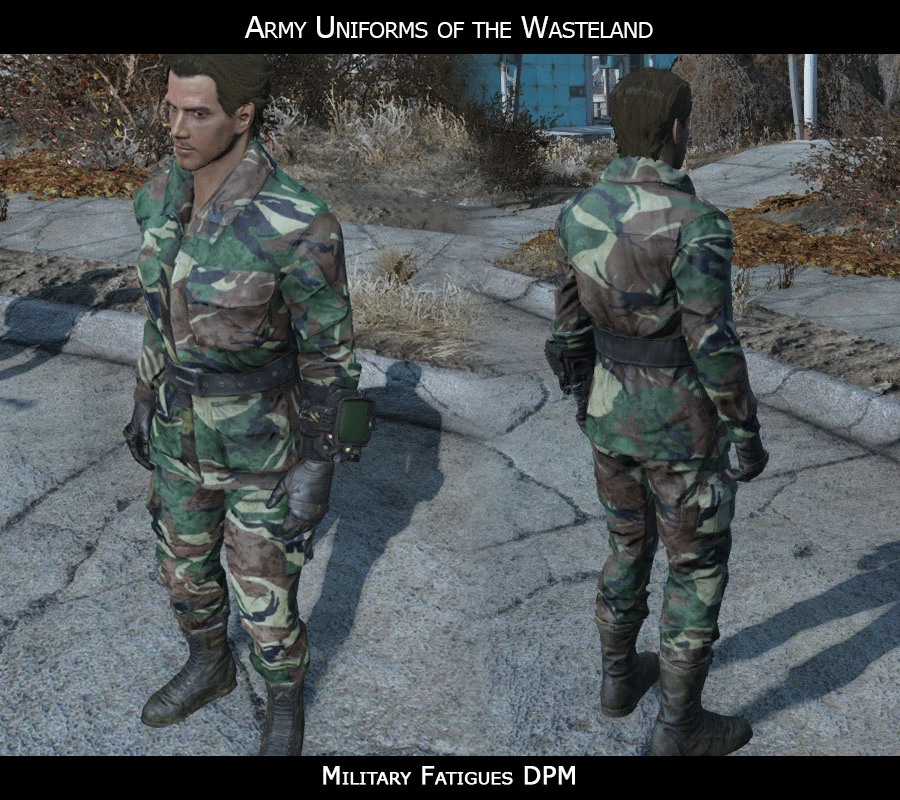 Army Uniforms of the Wasteland at Fallout 4 Nexus - Mods and community