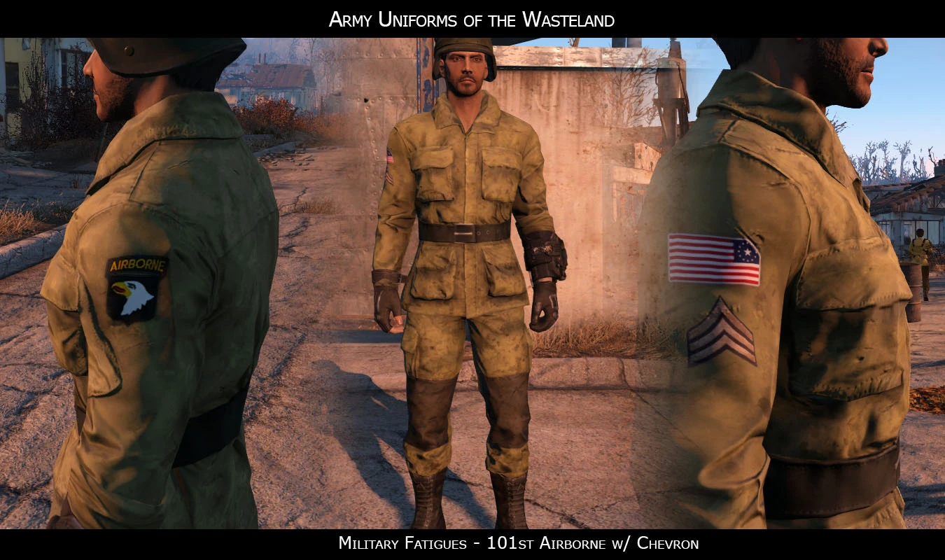 Fallout 4 army fatigues фото 23