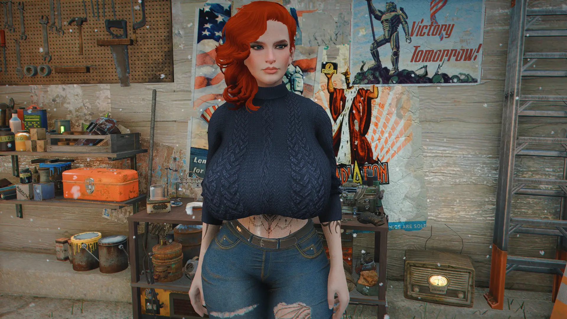 3bbb Cbbe Conversion Obi S Cozy Classic Outfit At Fallout 4 Nexus Mods And Community