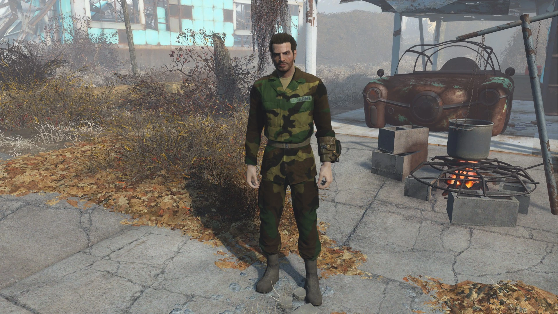Fallout 4 army camo фото 8