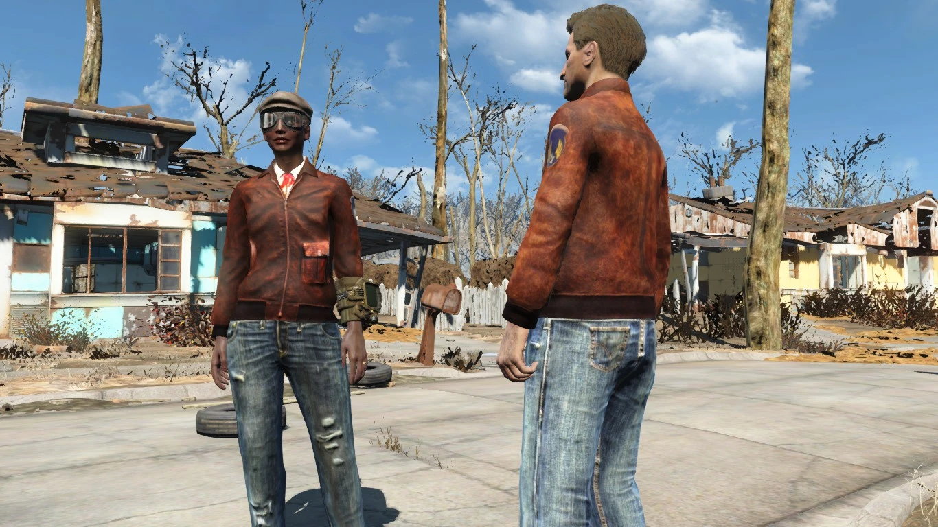 Fallout 4 куртка и джинсы стиляги фото 81
