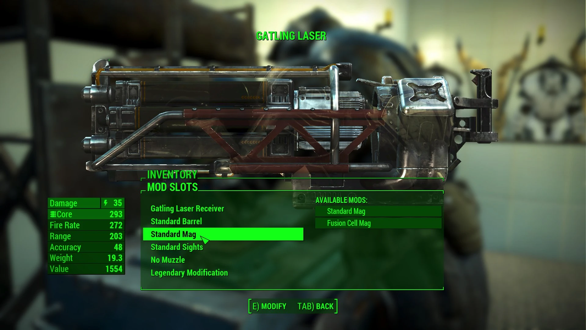 Fallout 4 gatling laser фото 12