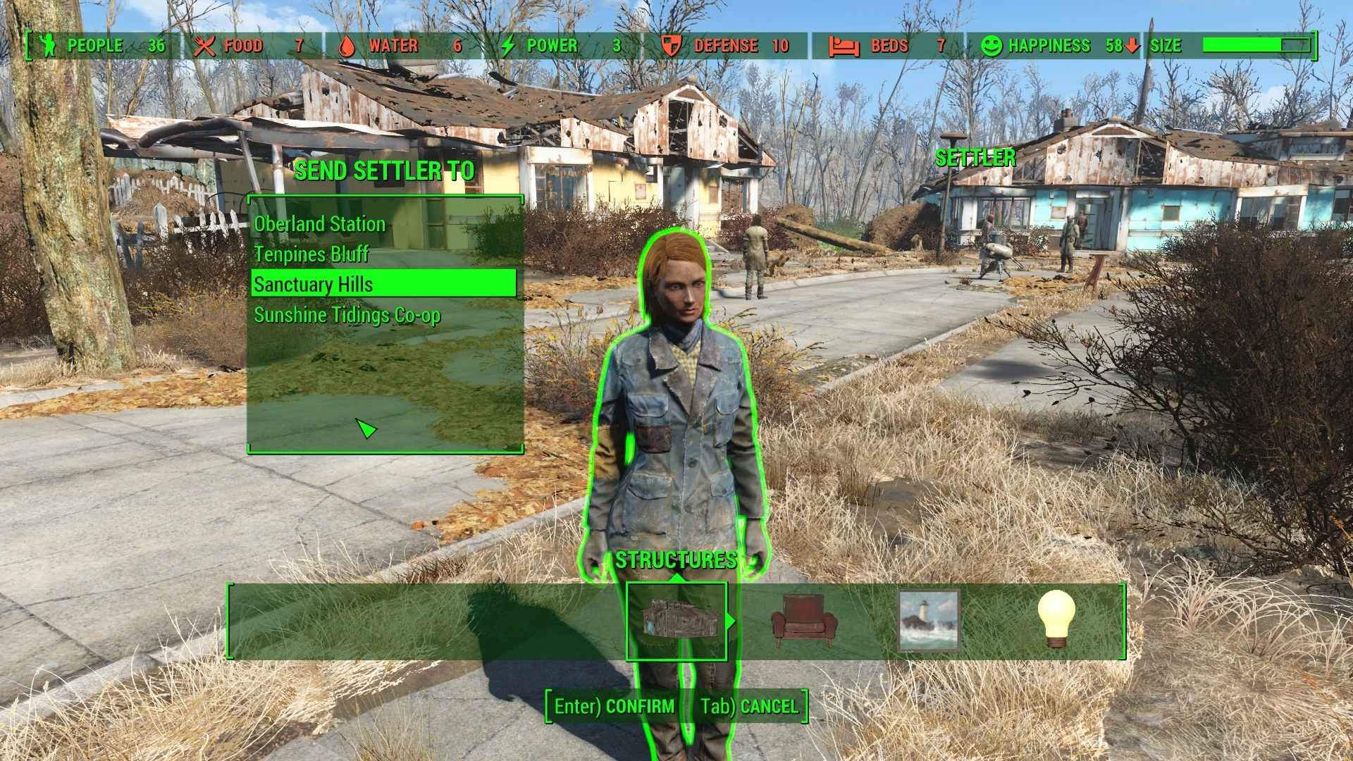 Fallout 4 как перемещать поселенцев фото 24