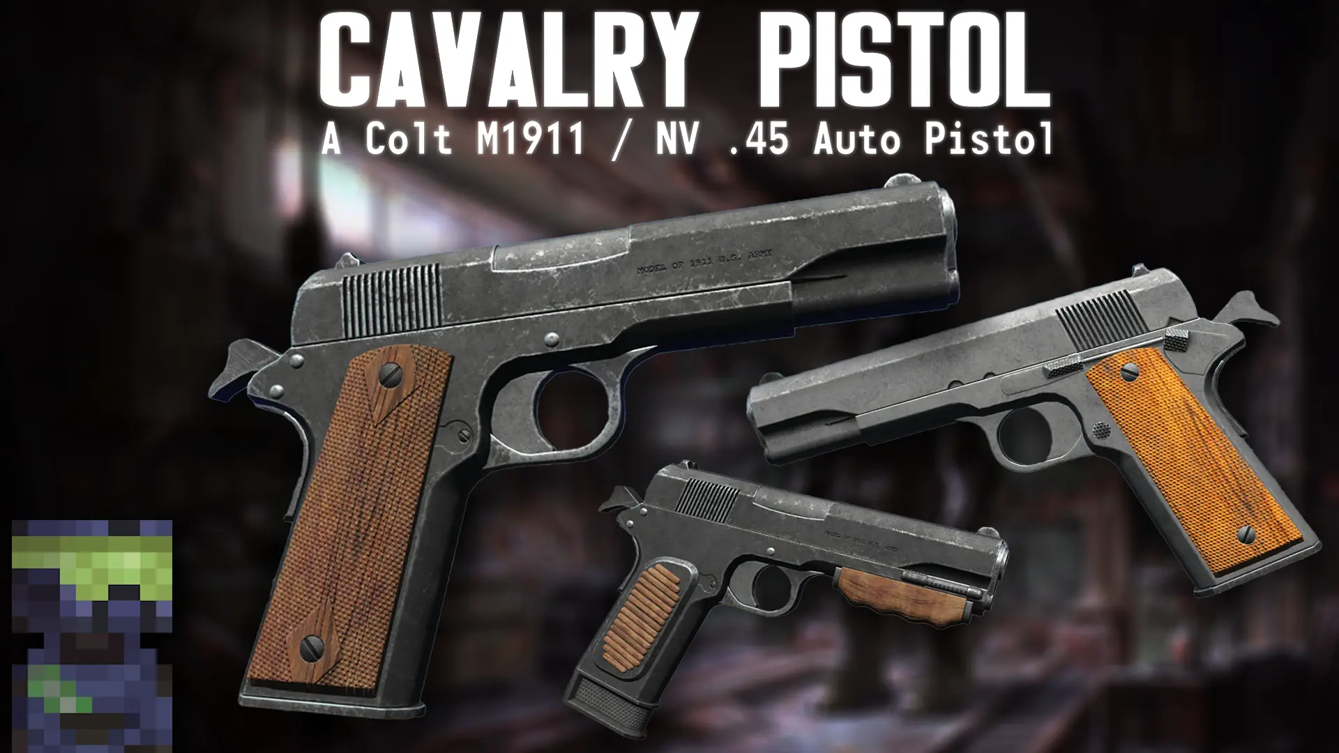 Cavalry Pistol (Colt M1911 - New Vegas .45 Auto Pistol) at Fallout 4 ...