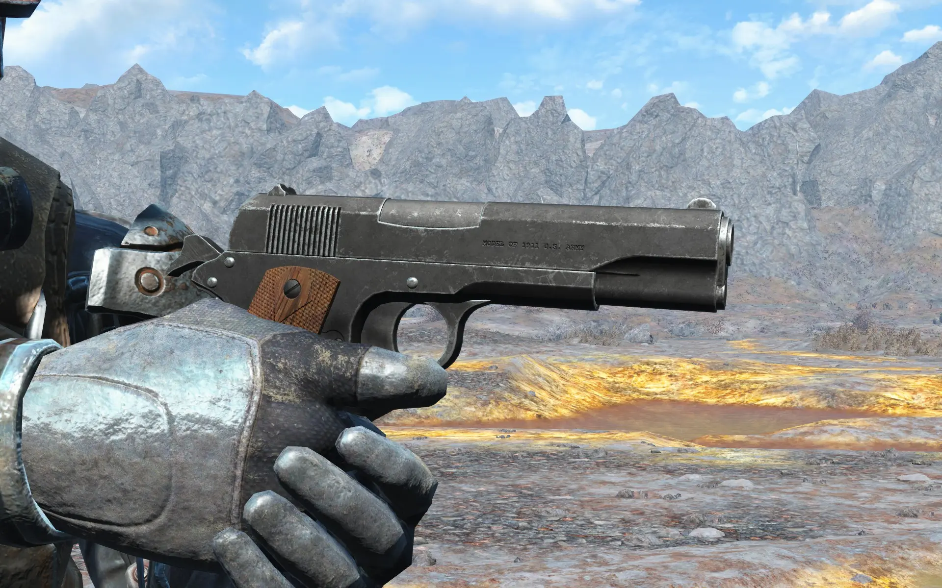 Cavalry Pistol (Colt M1911 - New Vegas .45 Auto Pistol) at Fallout 4 ...