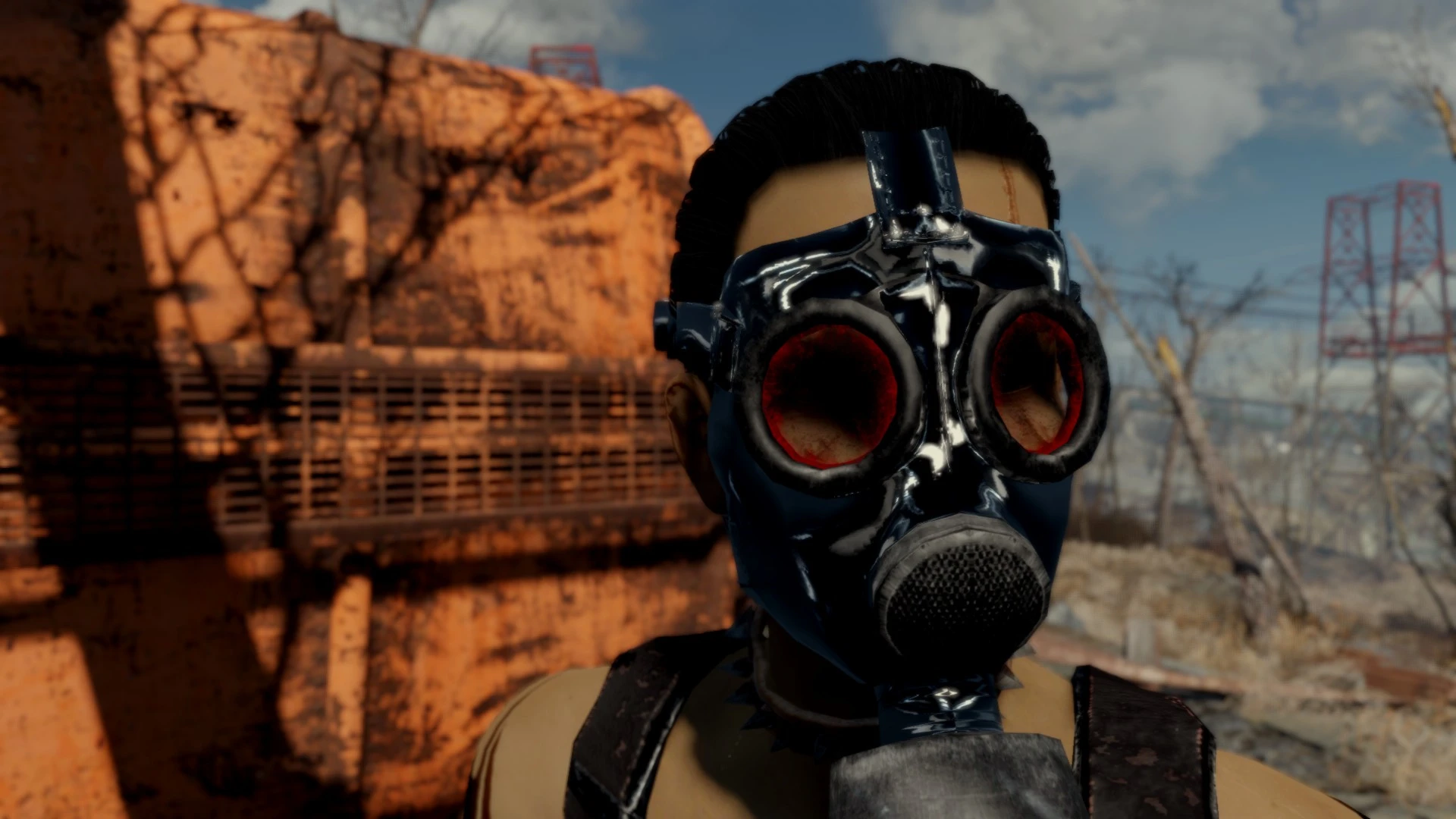 Fallout 4 противогаз и шлем фото 12