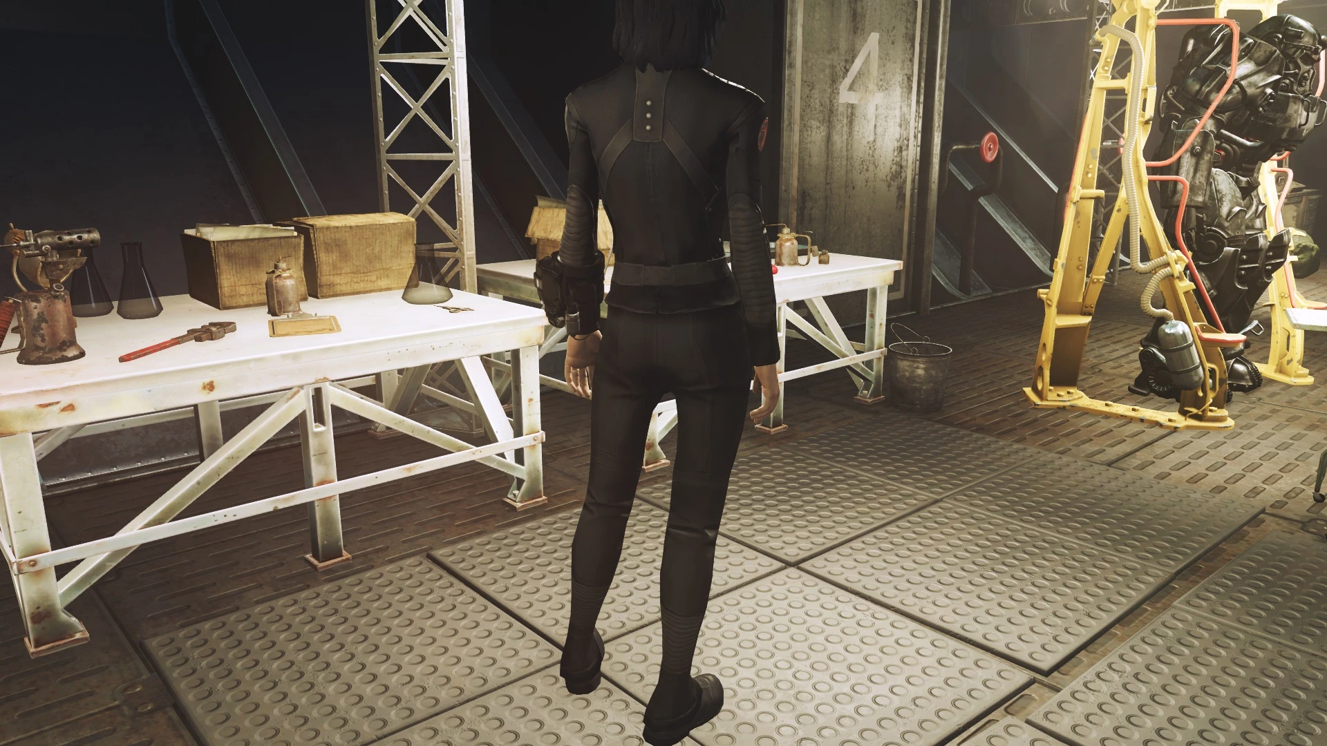 Black Synth Uniform Recolor At Fallout 4 Nexus Mods And Community.