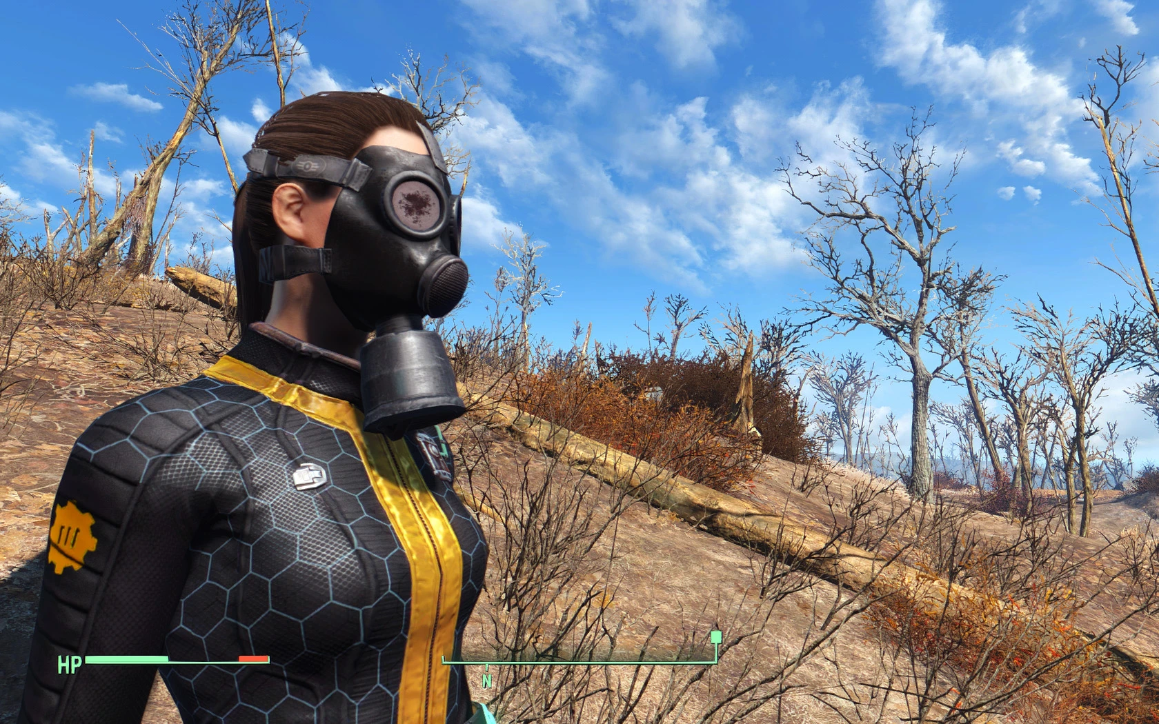 Fallout 4 желтый летный шлем фото 108