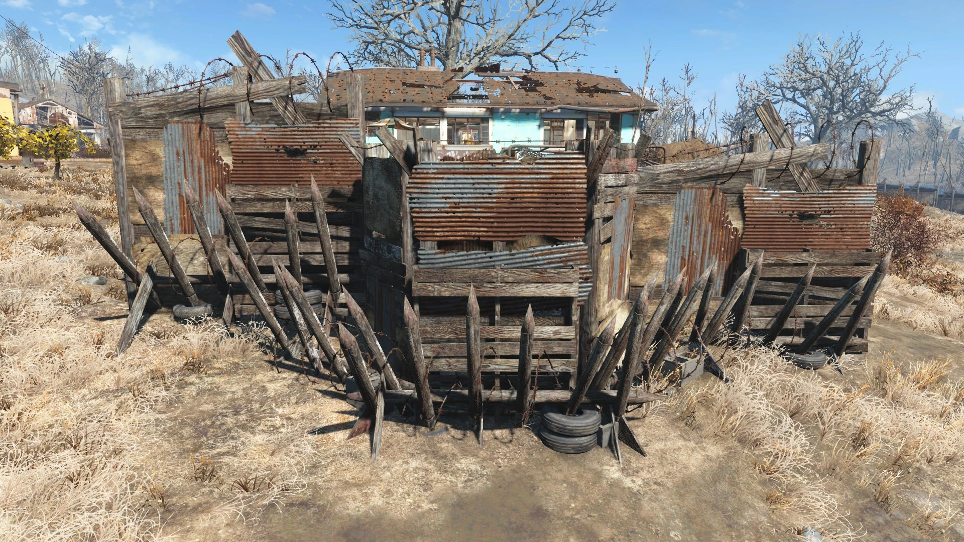Fallout 4 забор из хлама (119) фото