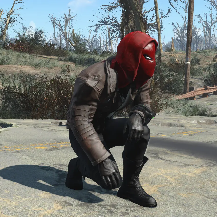 Red Hood Outfit at Fallout 4 Nexus - Mods and community