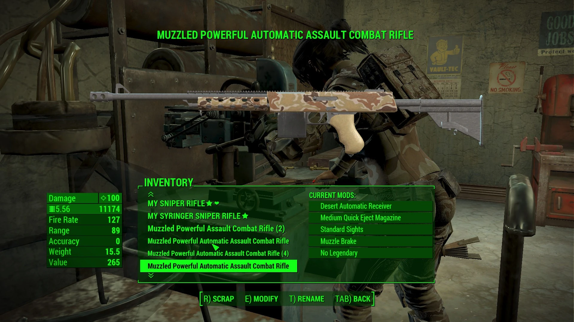 Fallout 4 handmade assault rifle фото 30