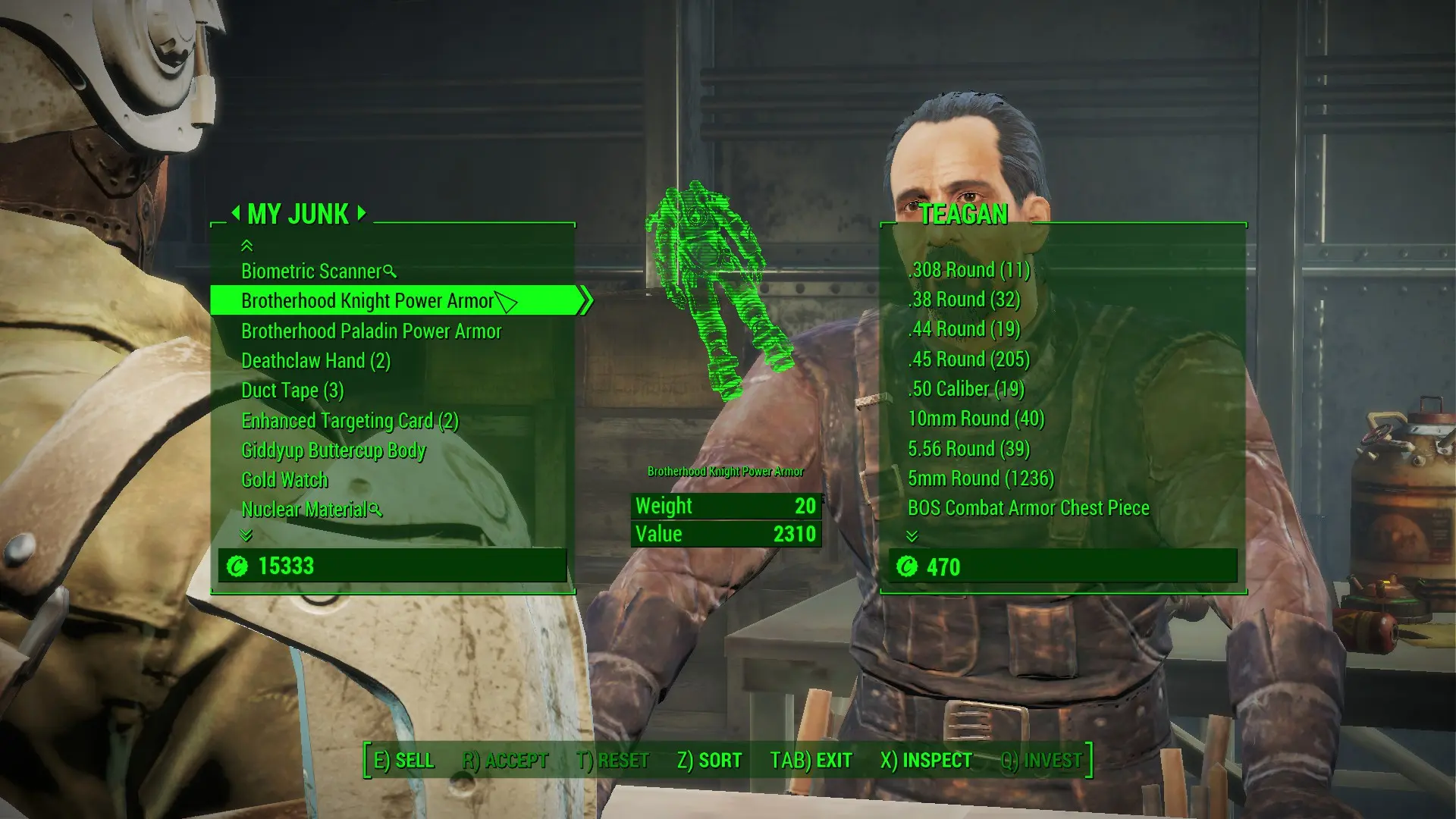 Weighted And Valuable Buildable Power Armour Frames at Fallout 4 Nexus ...