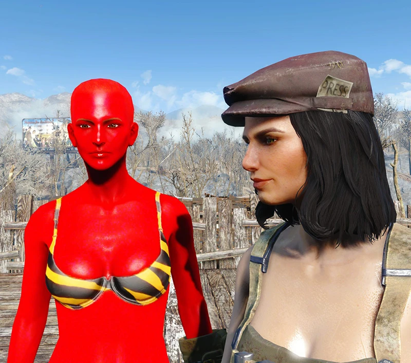 fallout 4 skin texture mod