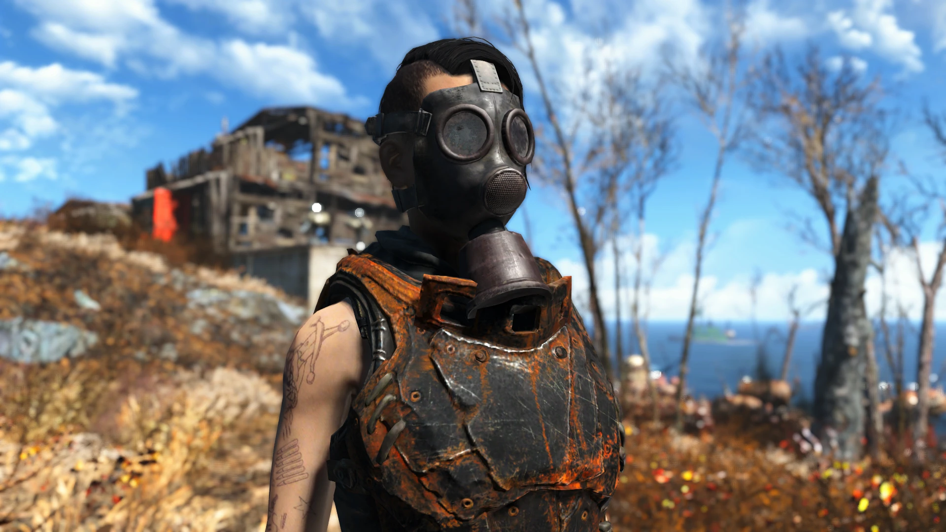 Fallout 4 противогаз и шлем фото 15