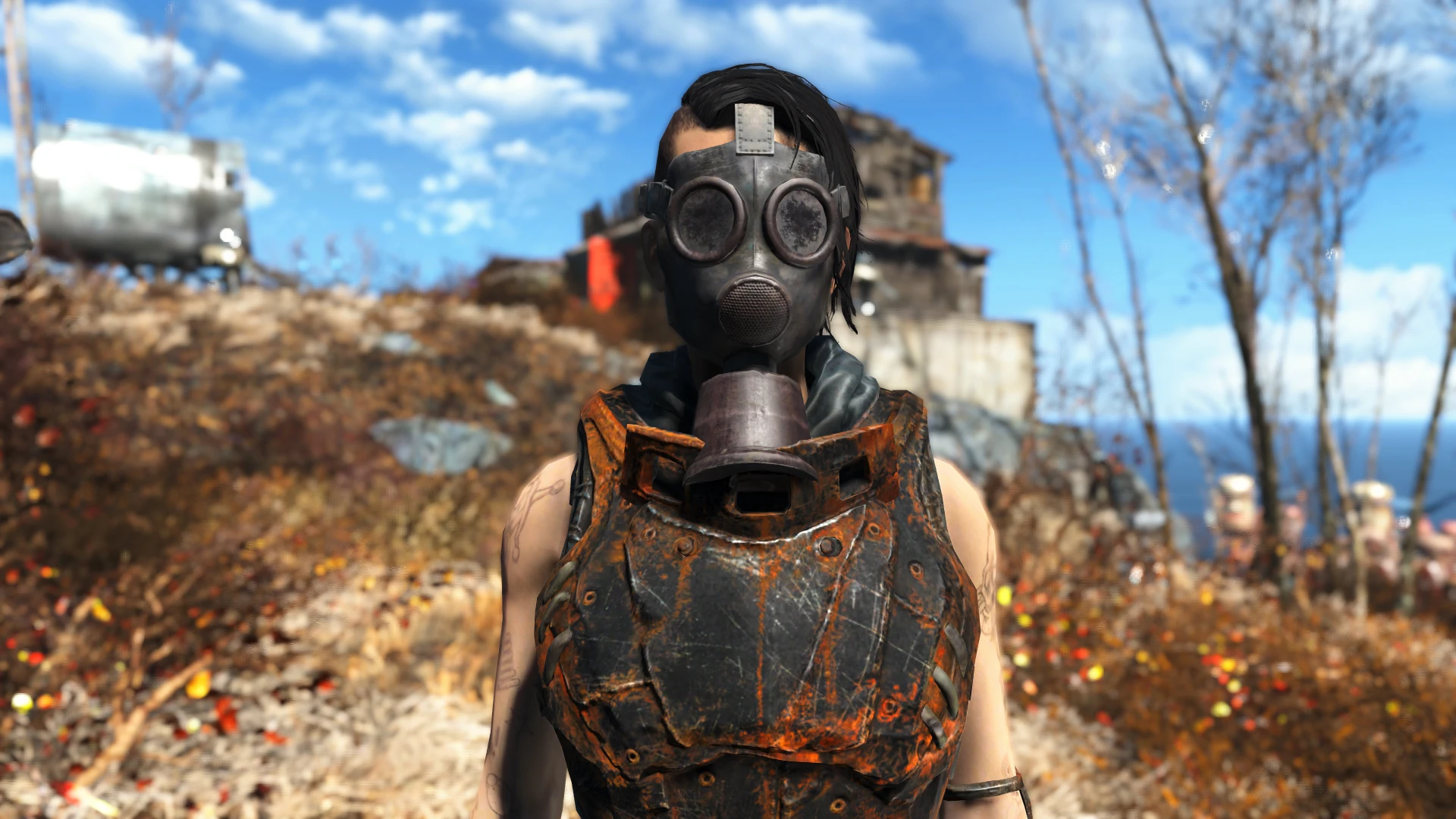 Fallout 4 противогаз и шлем фото 87